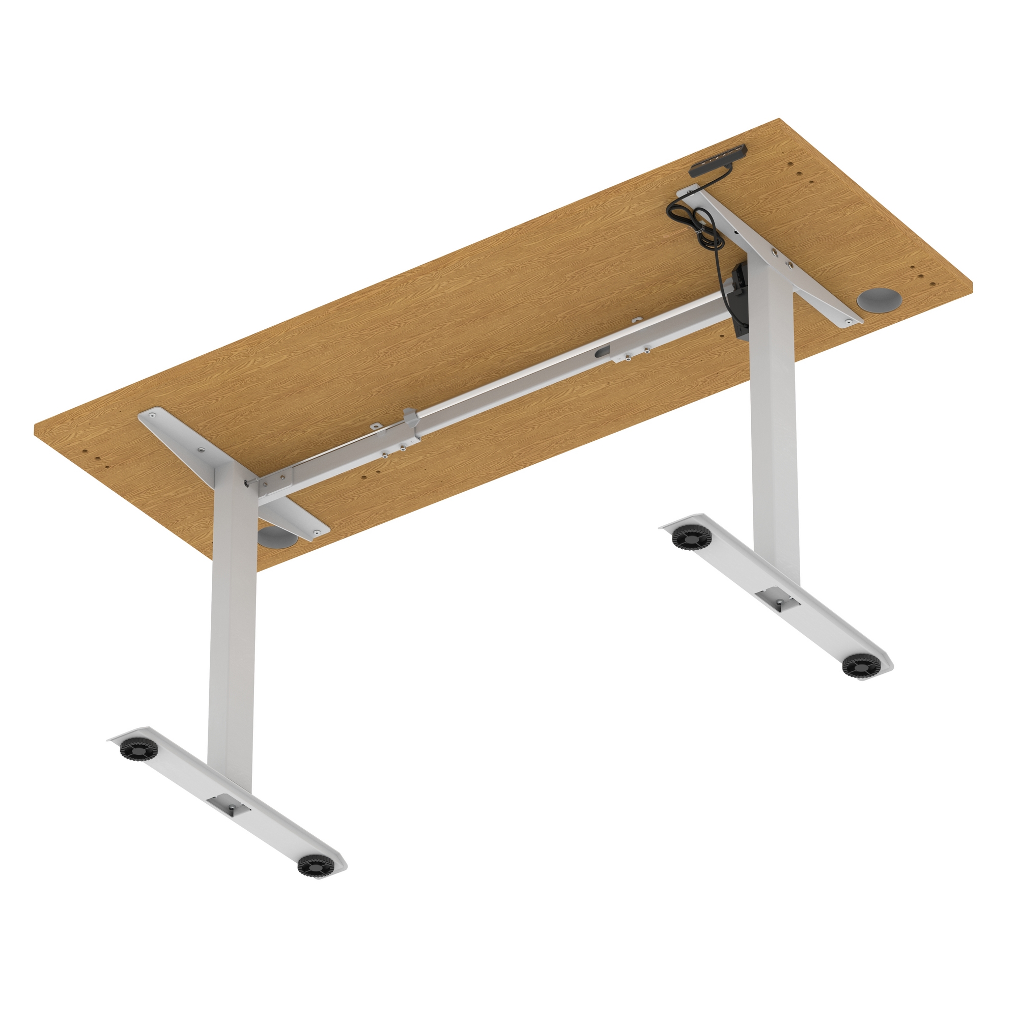 Oak / Silver Frame