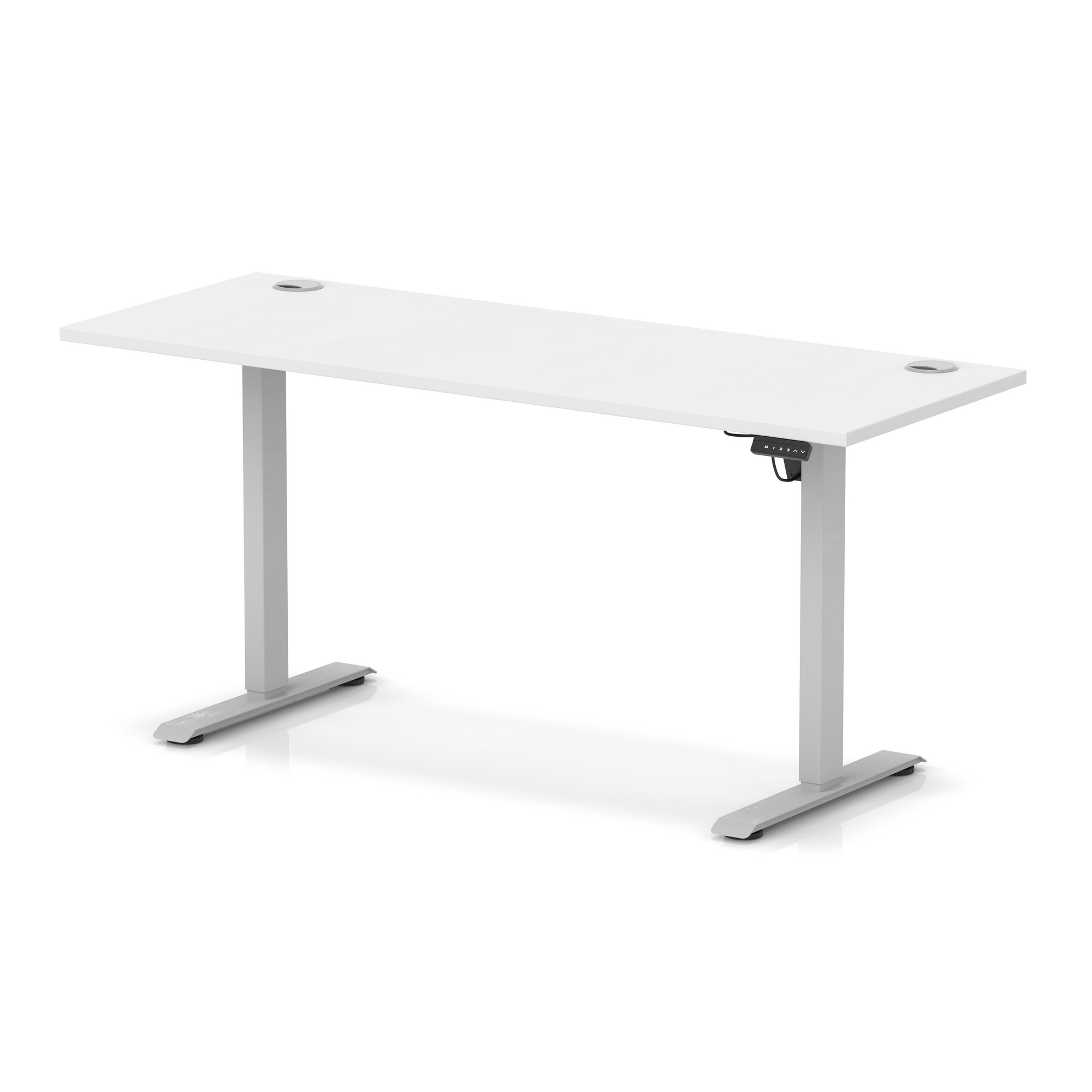 White / Silver Frame