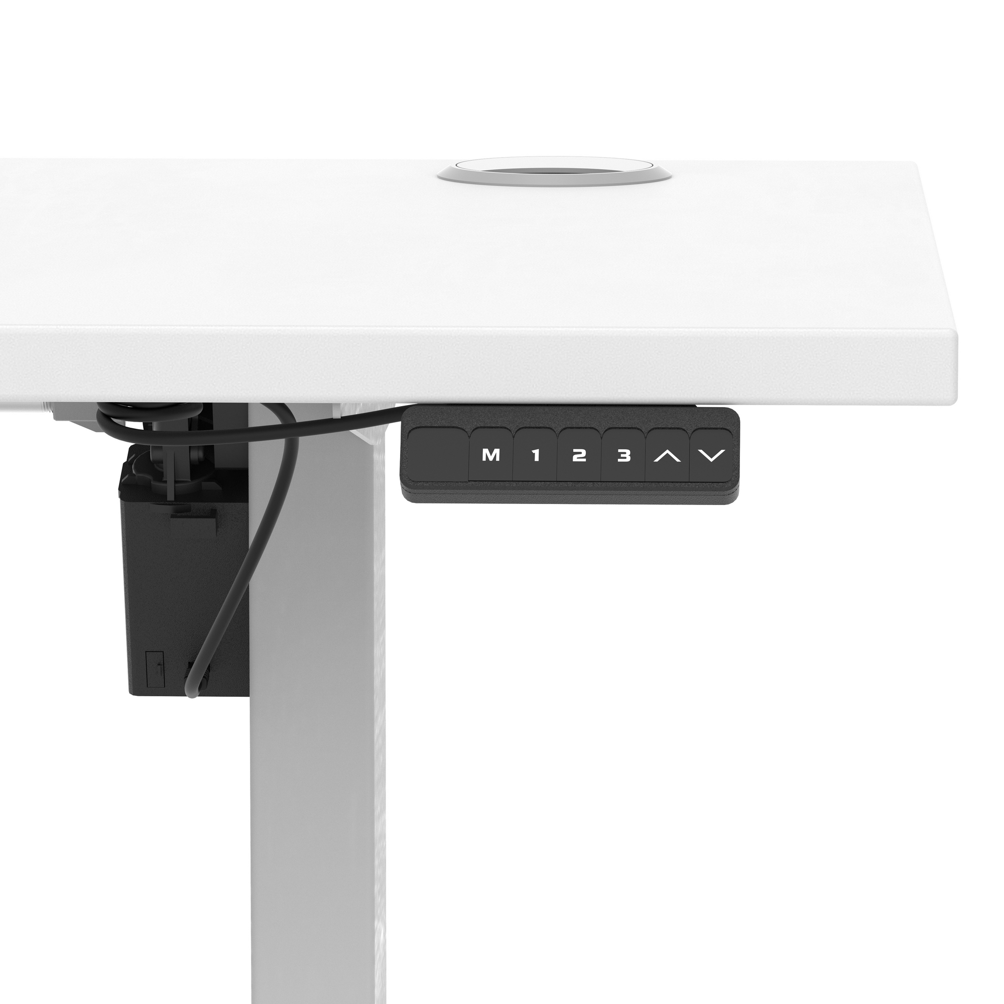 White / Silver Frame