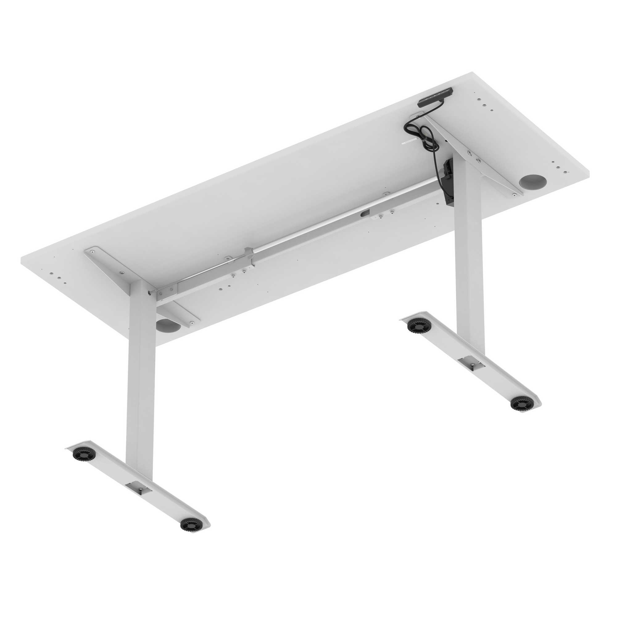 White / Silver Frame