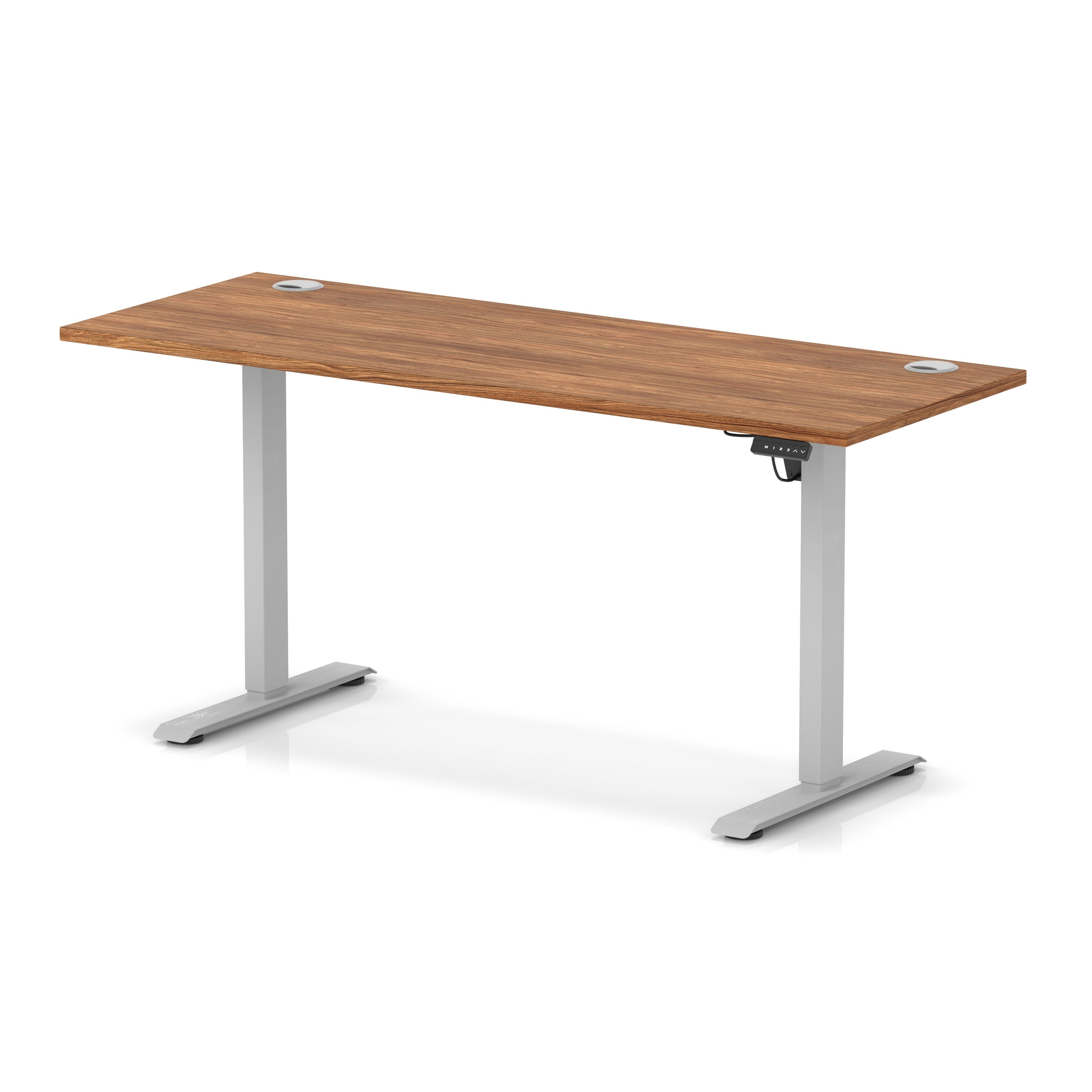 Walnut / Silver Frame