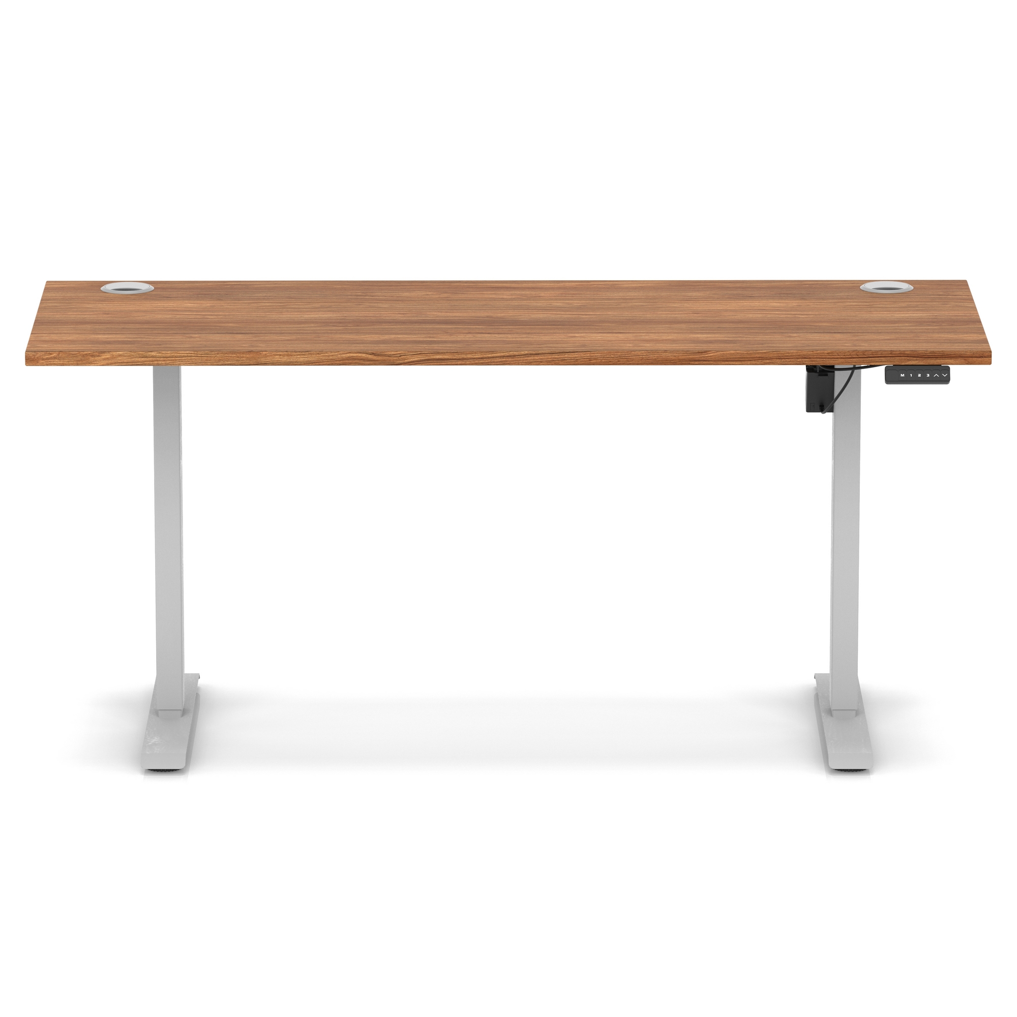 Walnut / Silver Frame