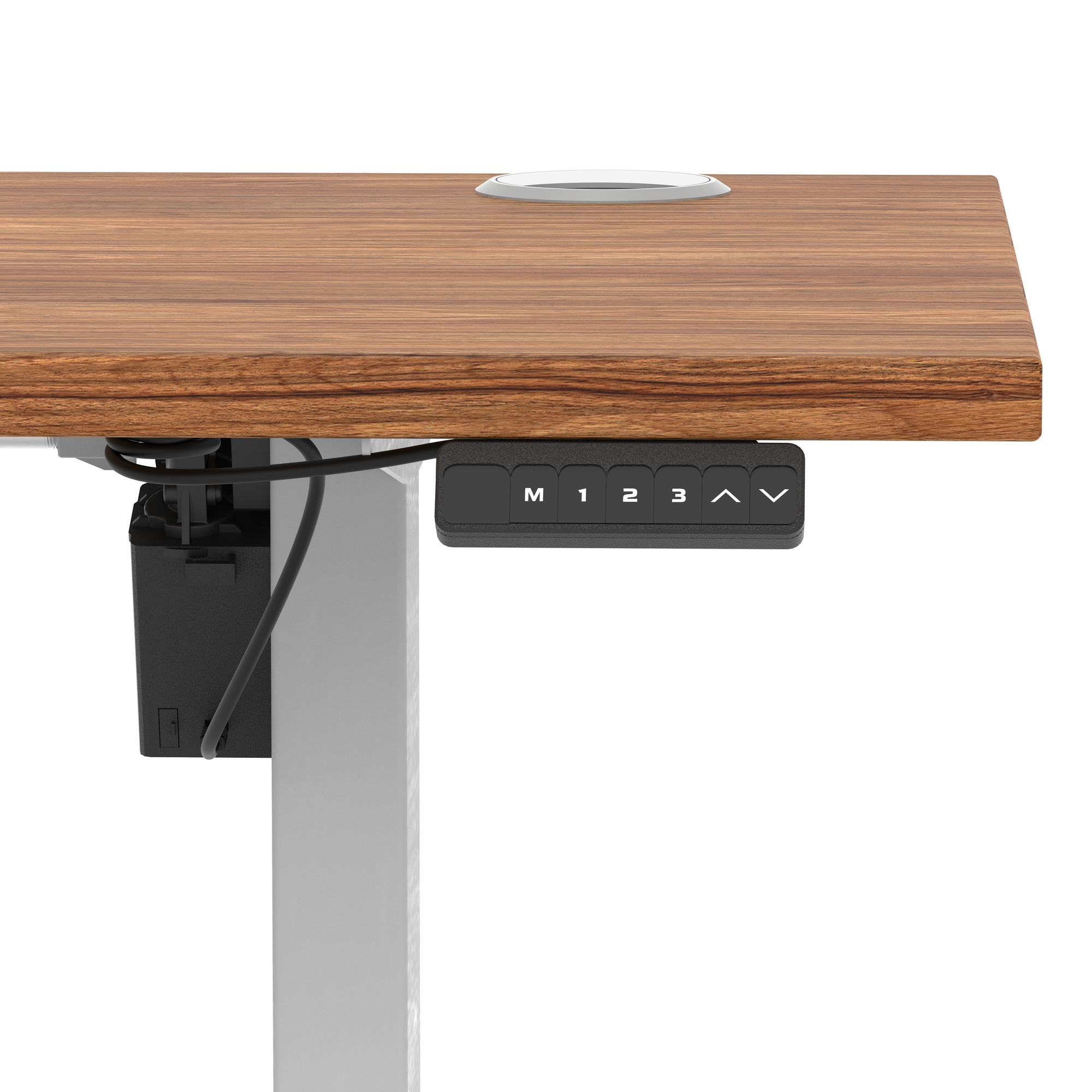 Walnut / Silver Frame
