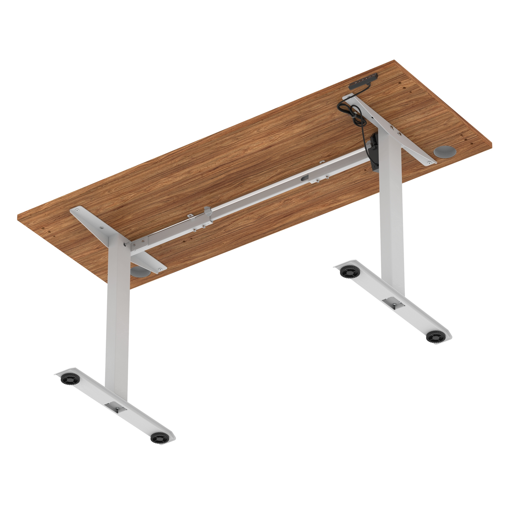 Walnut / Silver Frame