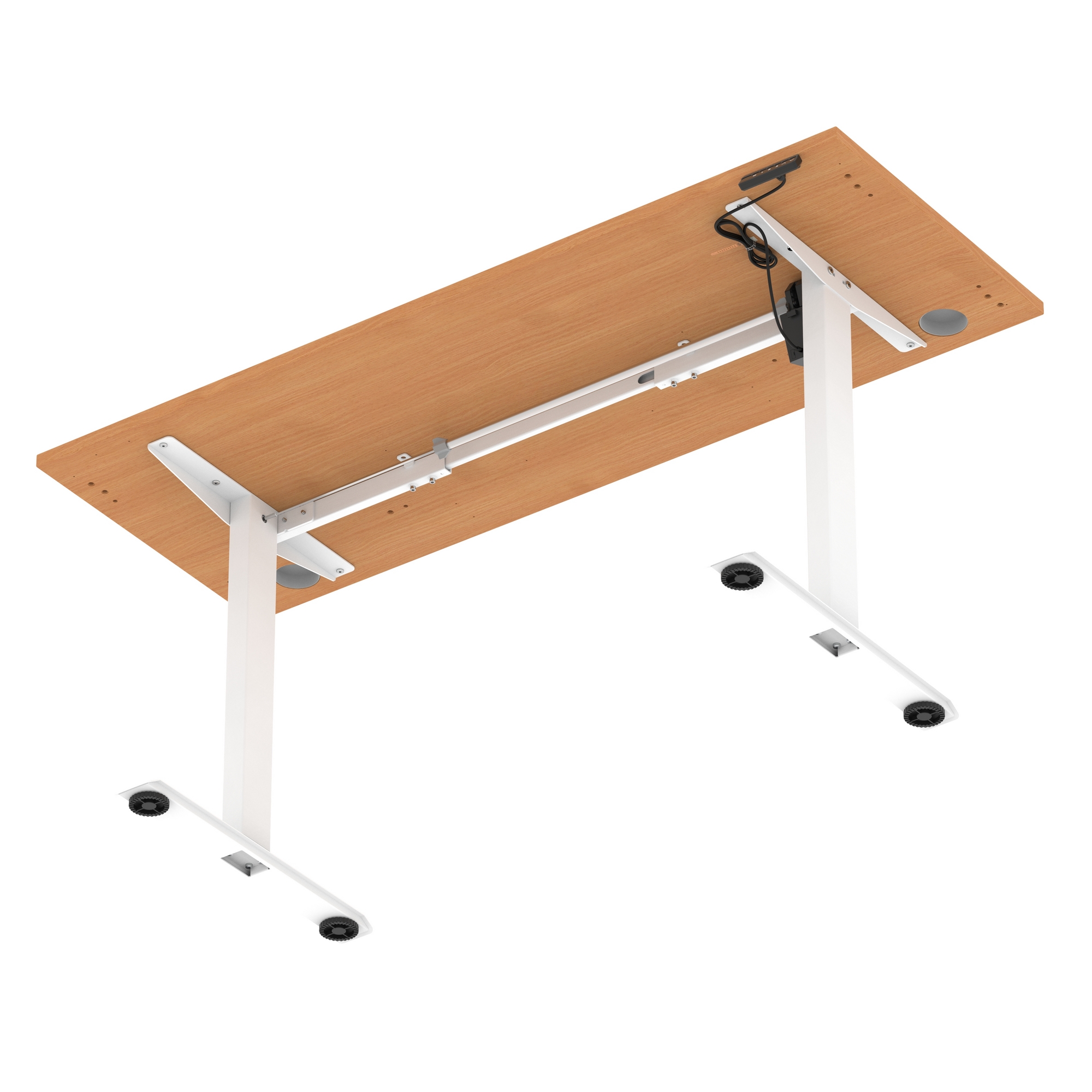 Beech / White Frame