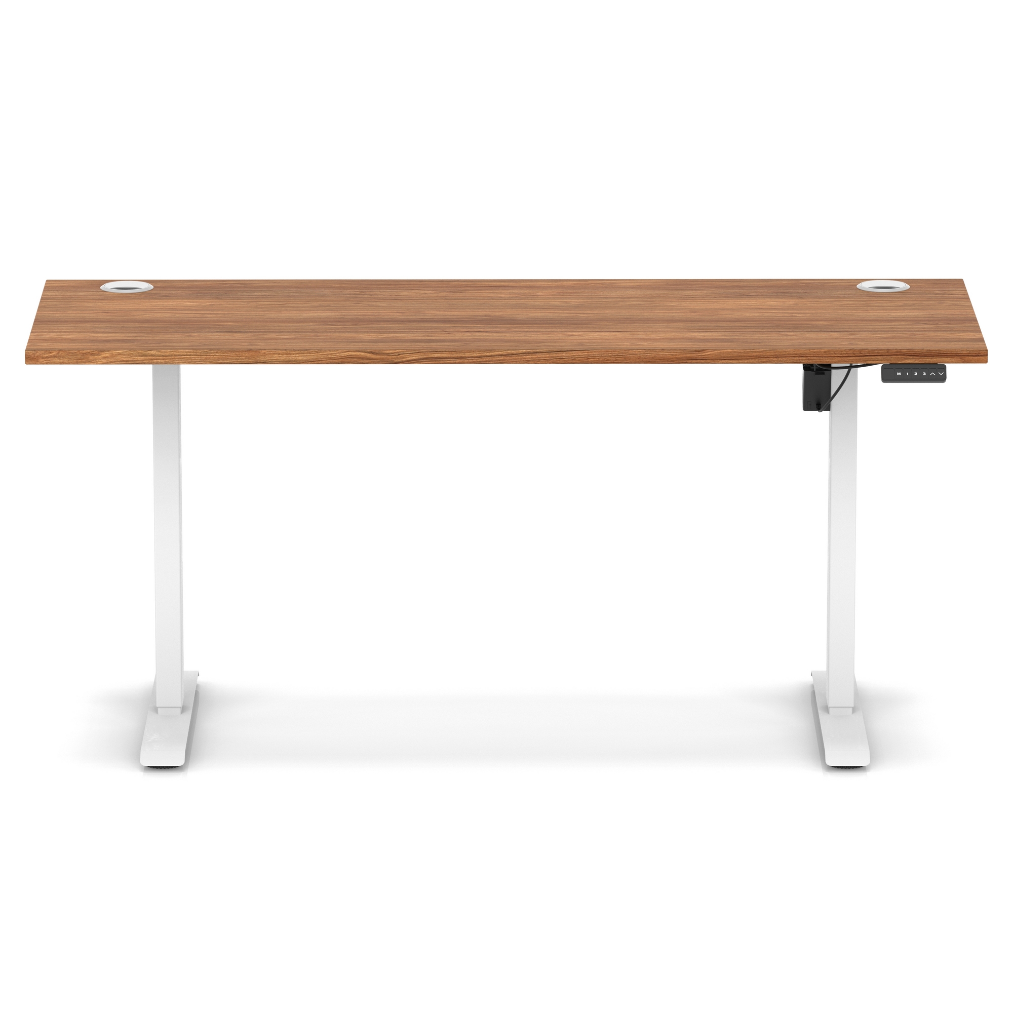 Walnut / White Frame