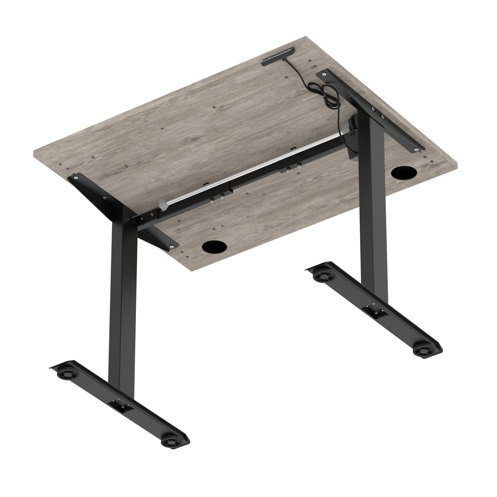 Grey Oak / Black Frame