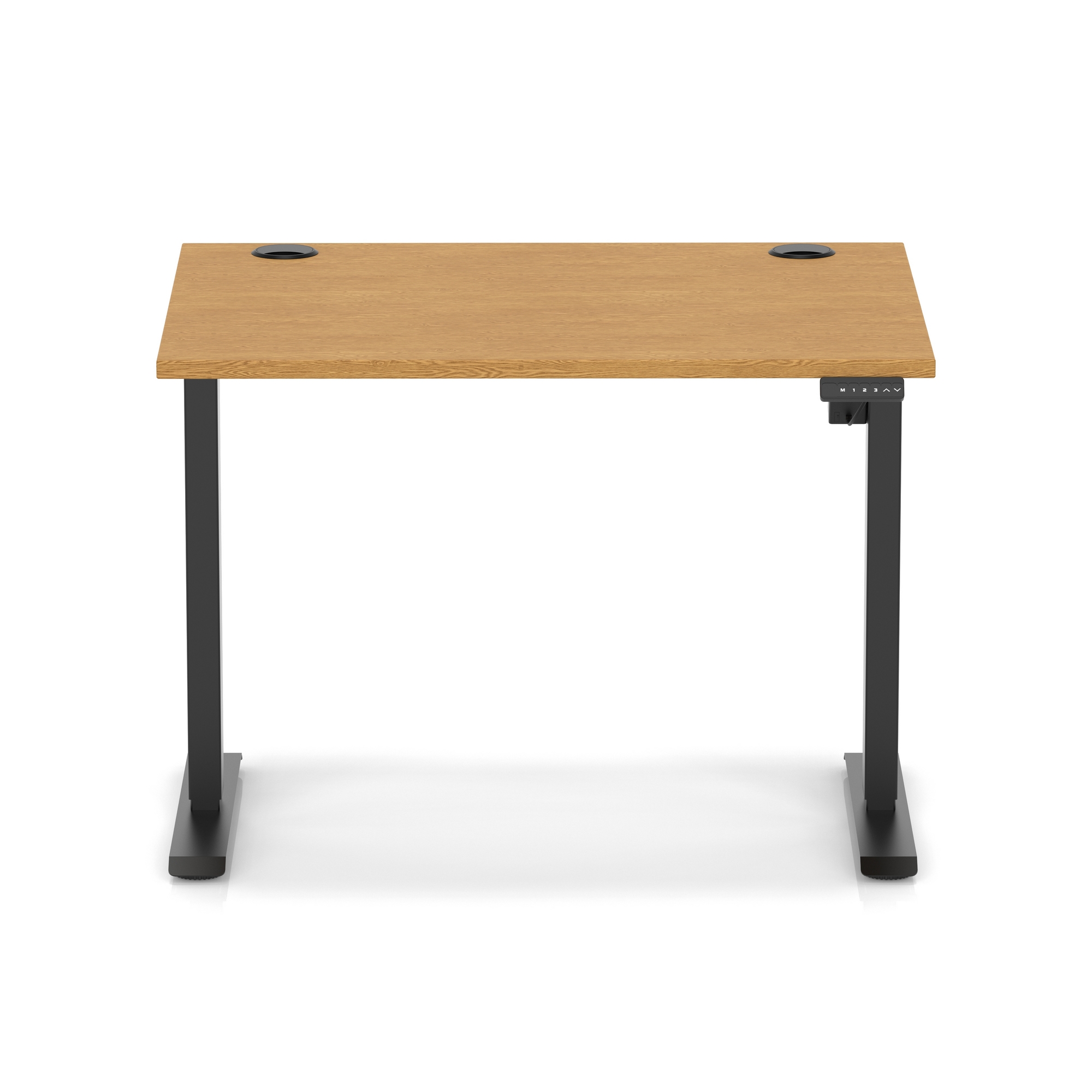 Oak / Black Frame