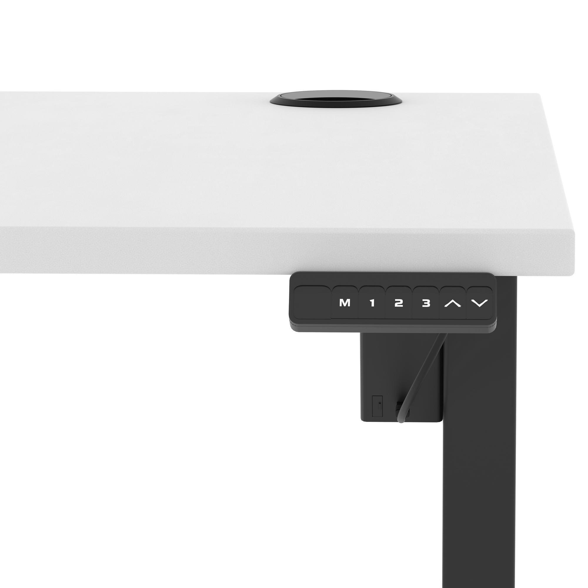 White / Black Frame