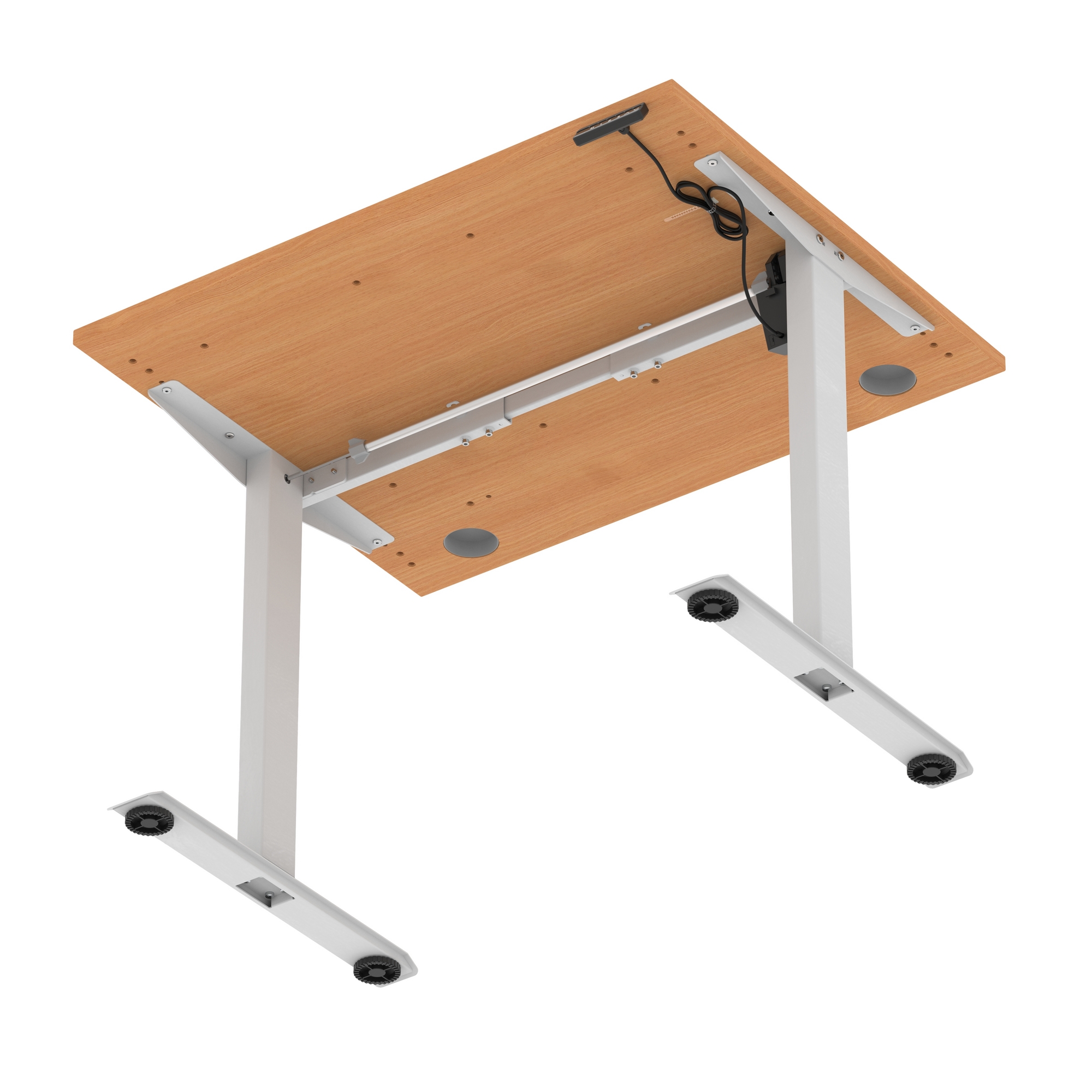 Beech / Silver Frame