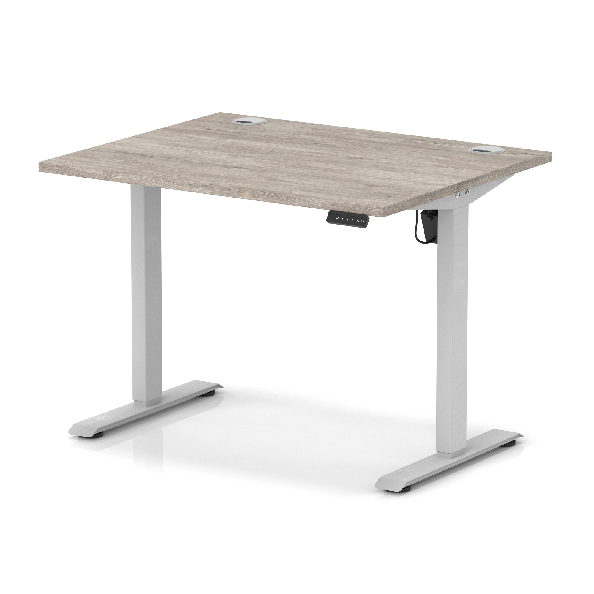 Grey Oak / Silver Frame