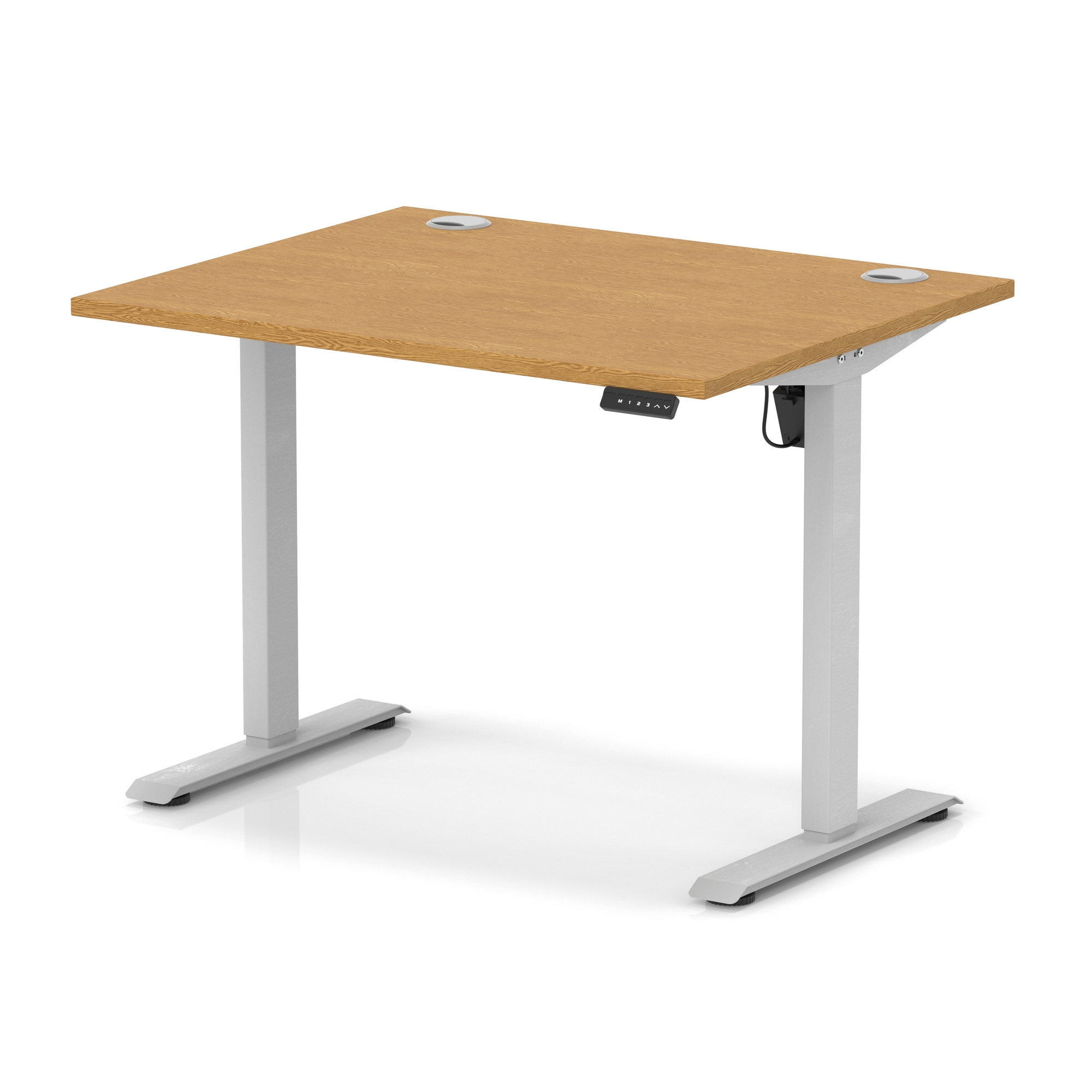 Oak / Silver Frame