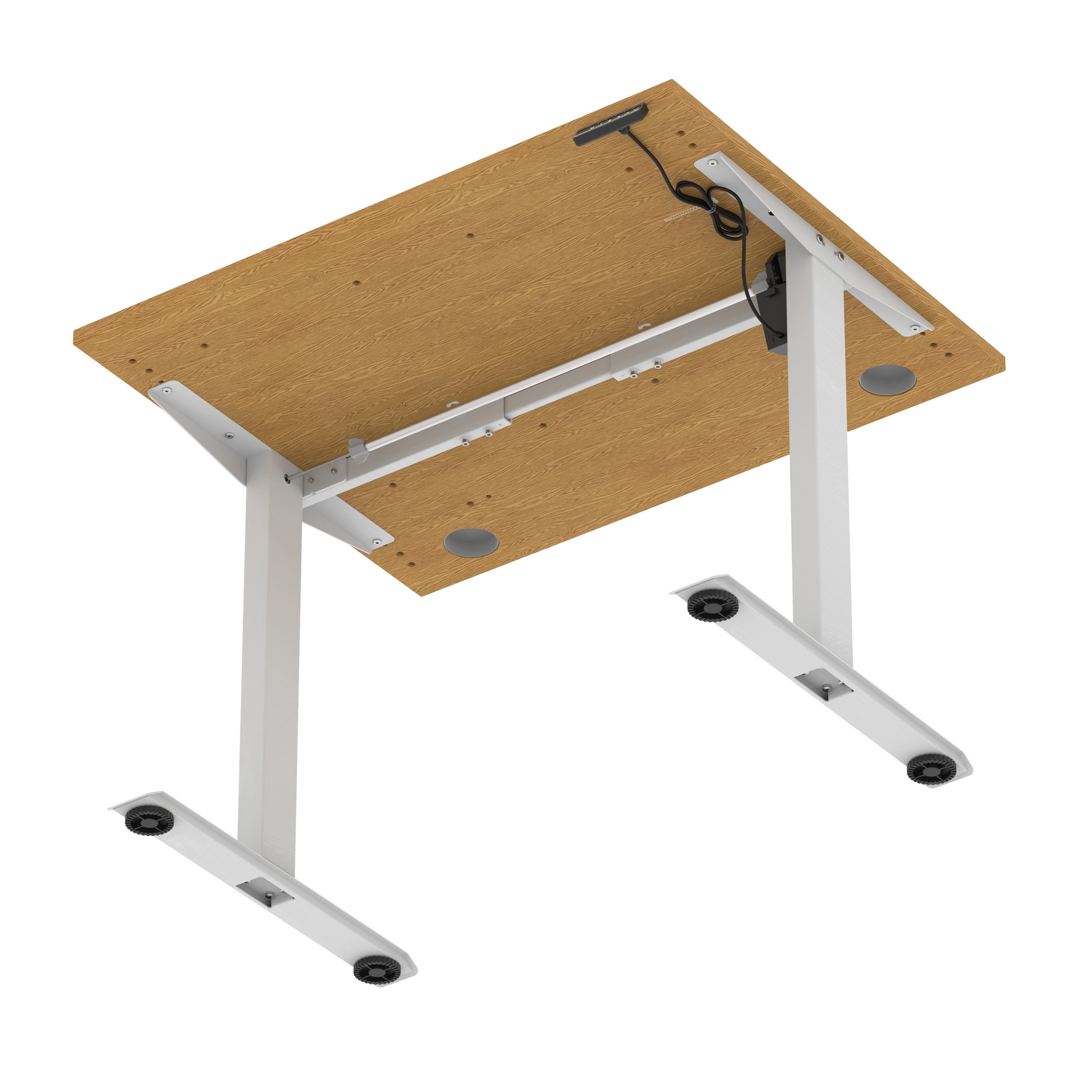Oak / Silver Frame