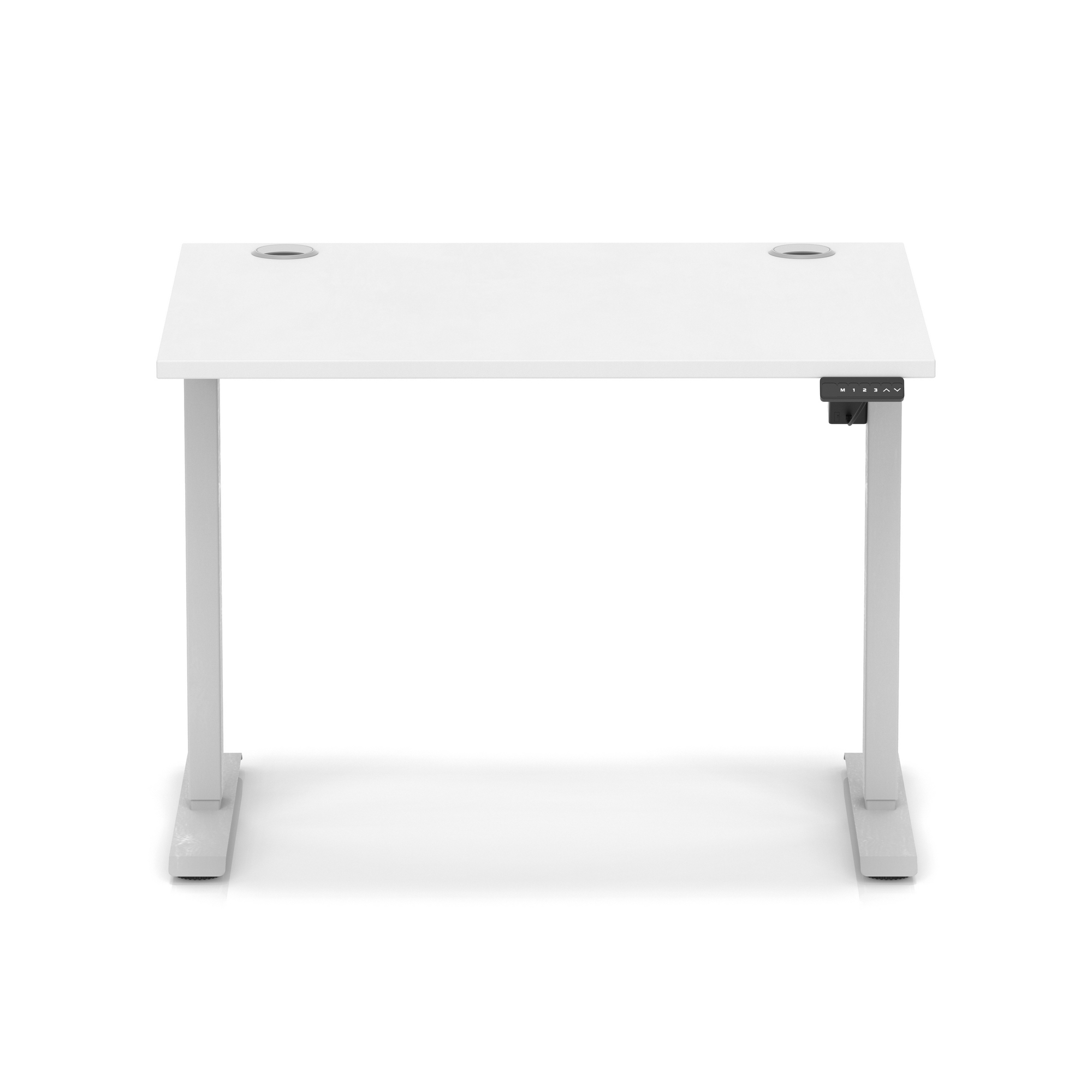 White / Silver Frame