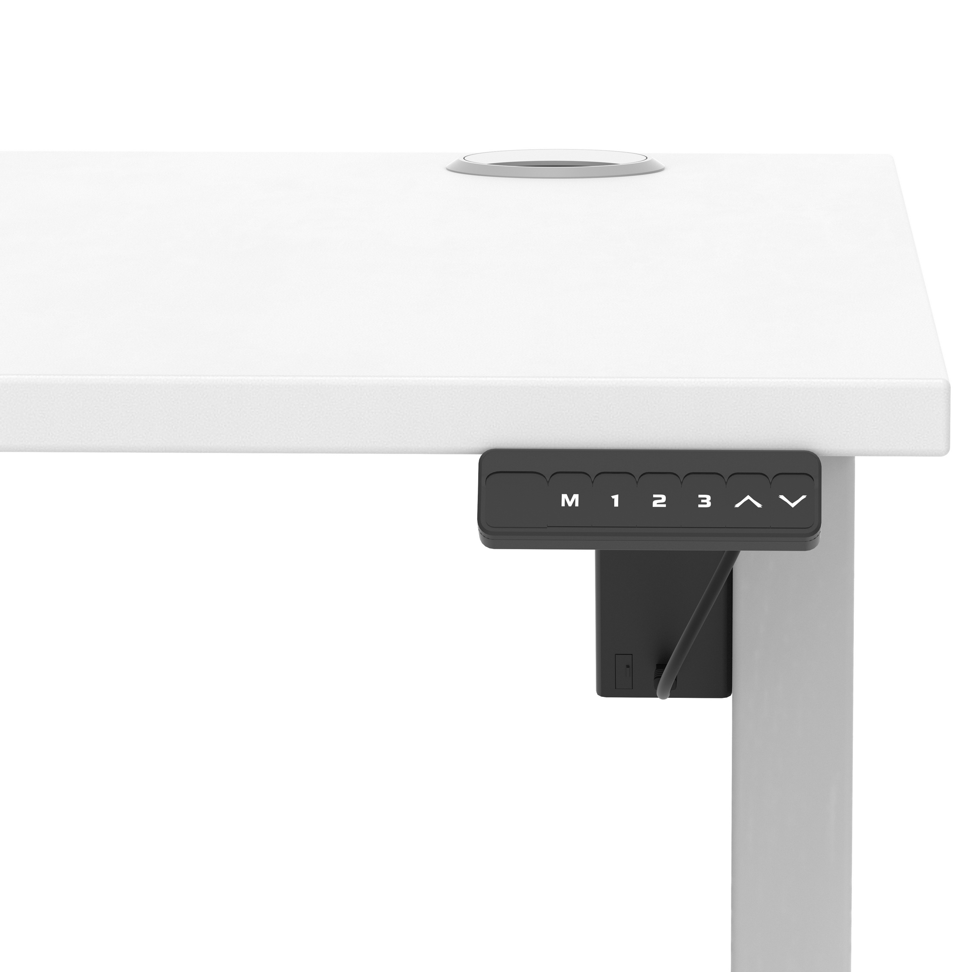 White / Silver Frame