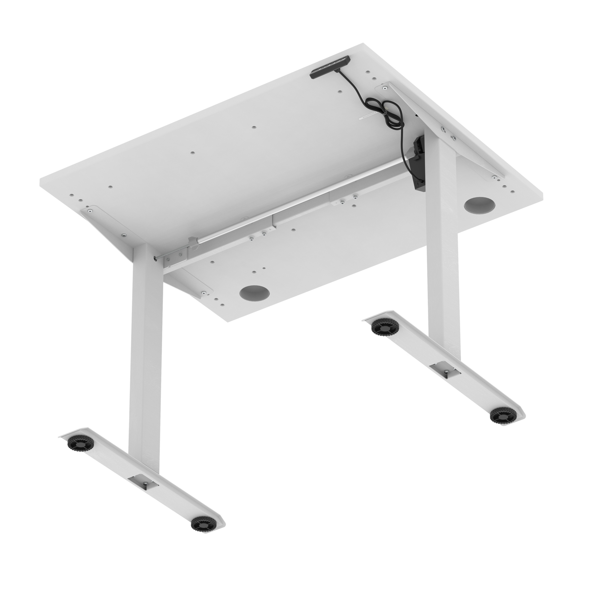 White / Silver Frame