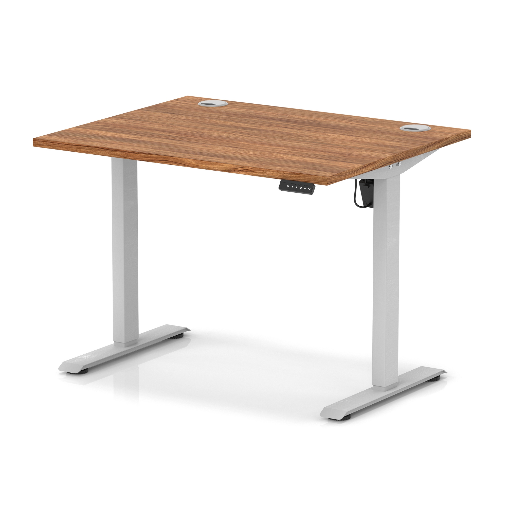 Walnut / Silver Frame