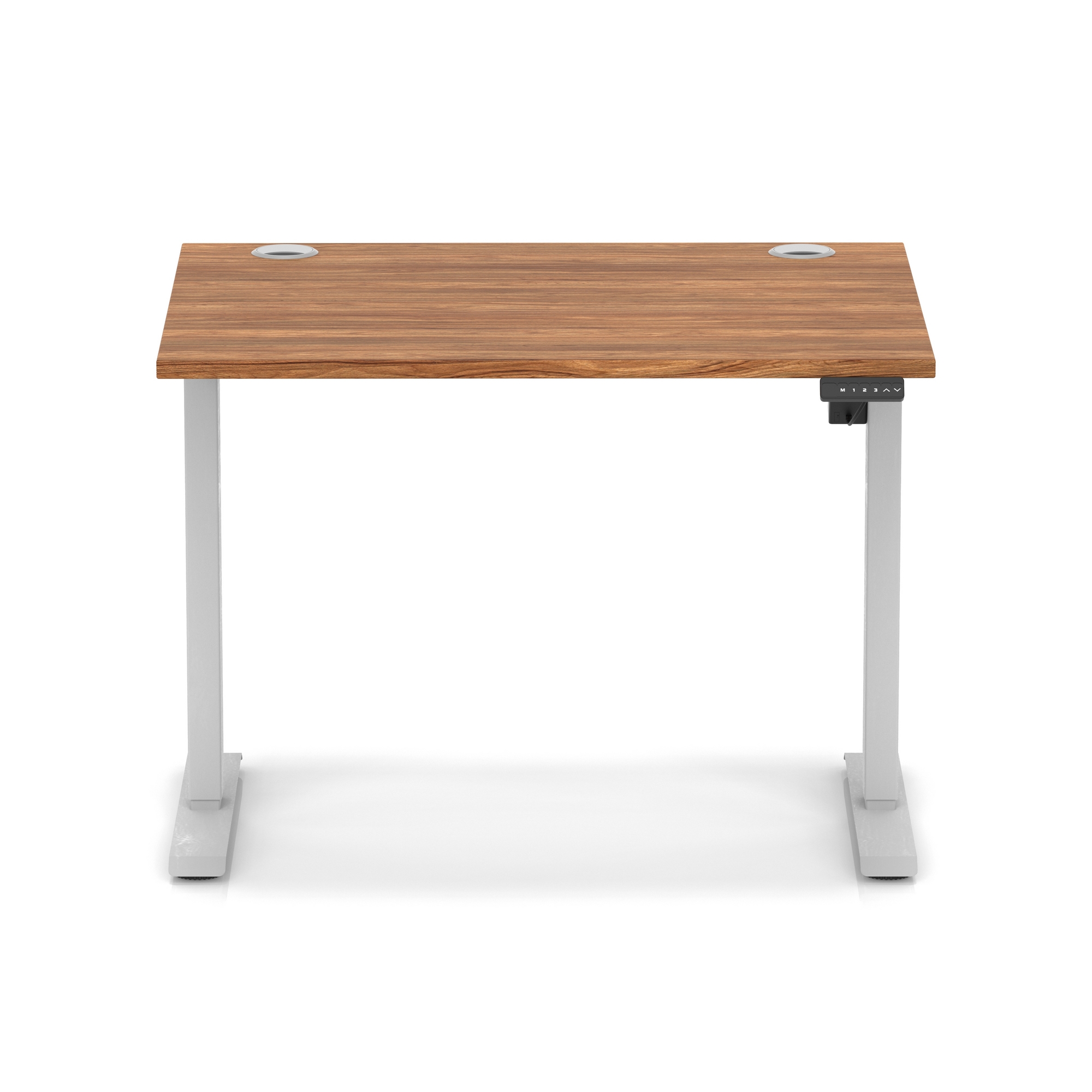 Walnut / Silver Frame