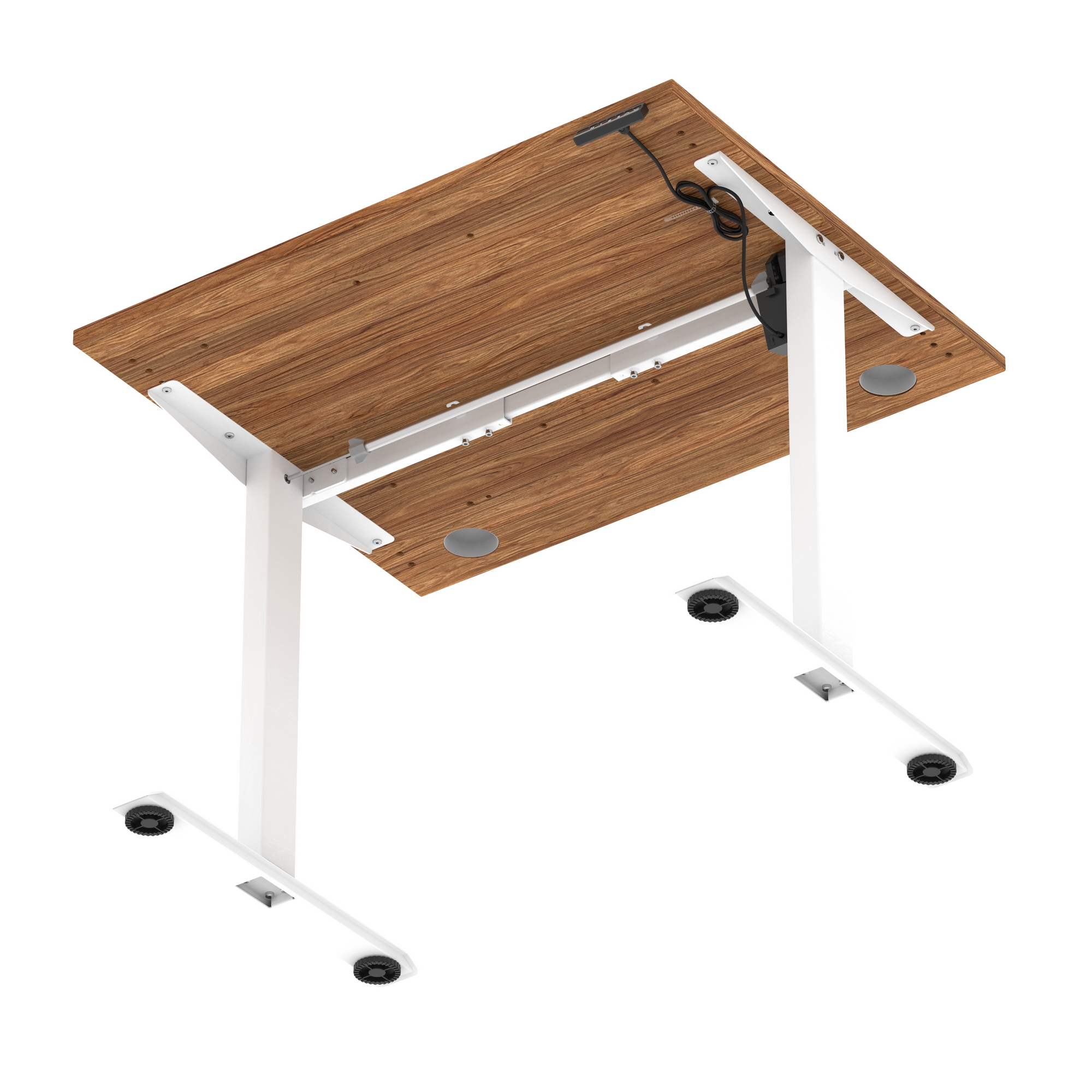 Walnut / White Frame
