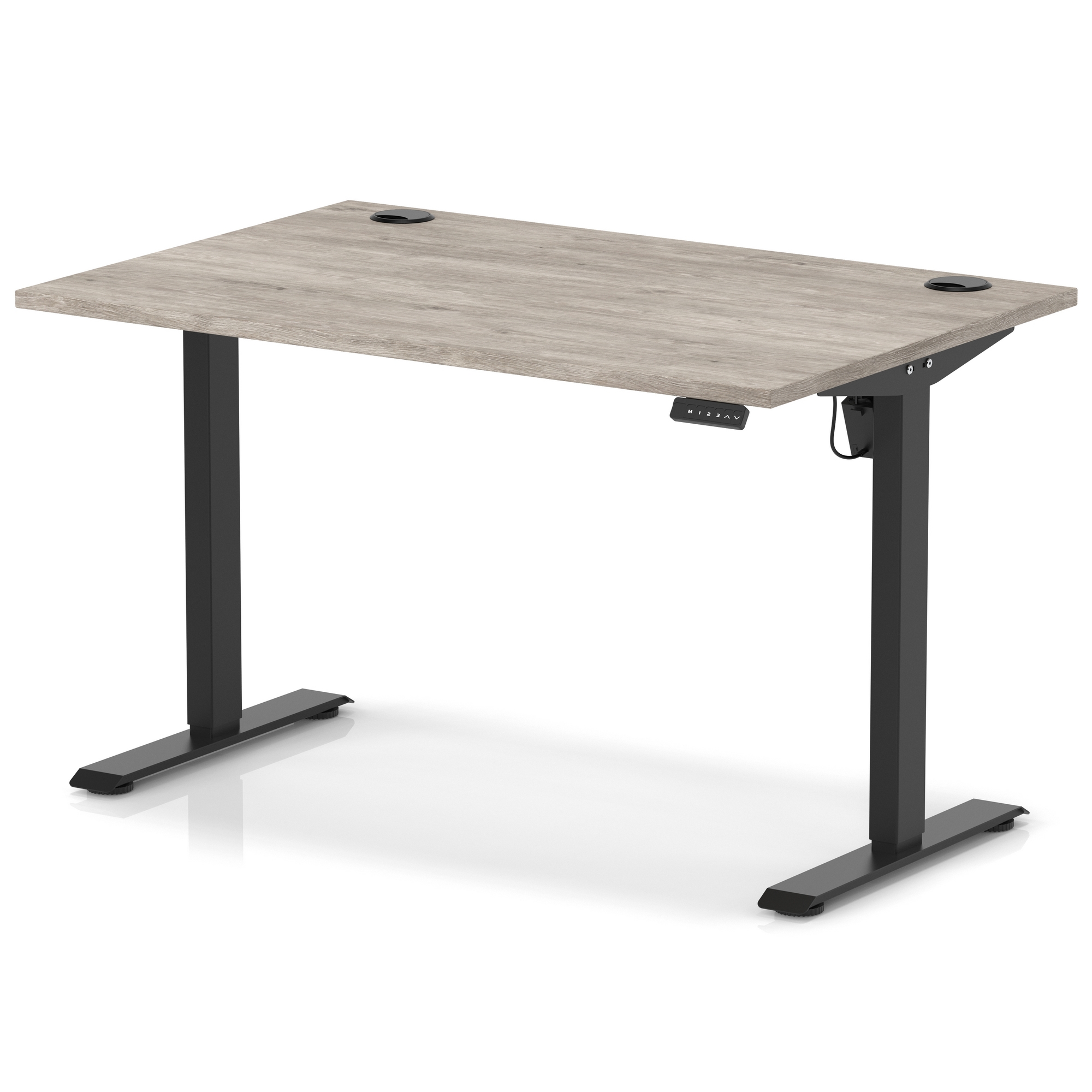 Grey Oak / Black Frame