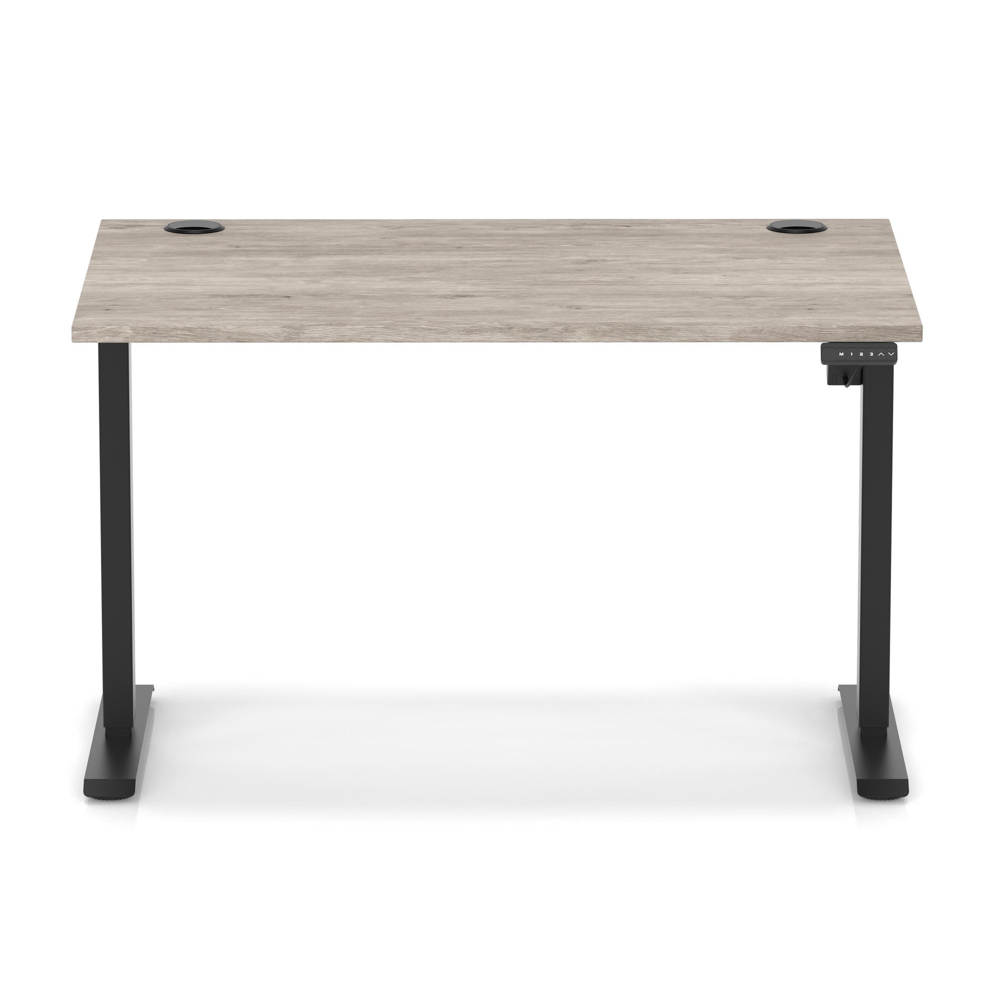 Grey Oak / Black Frame