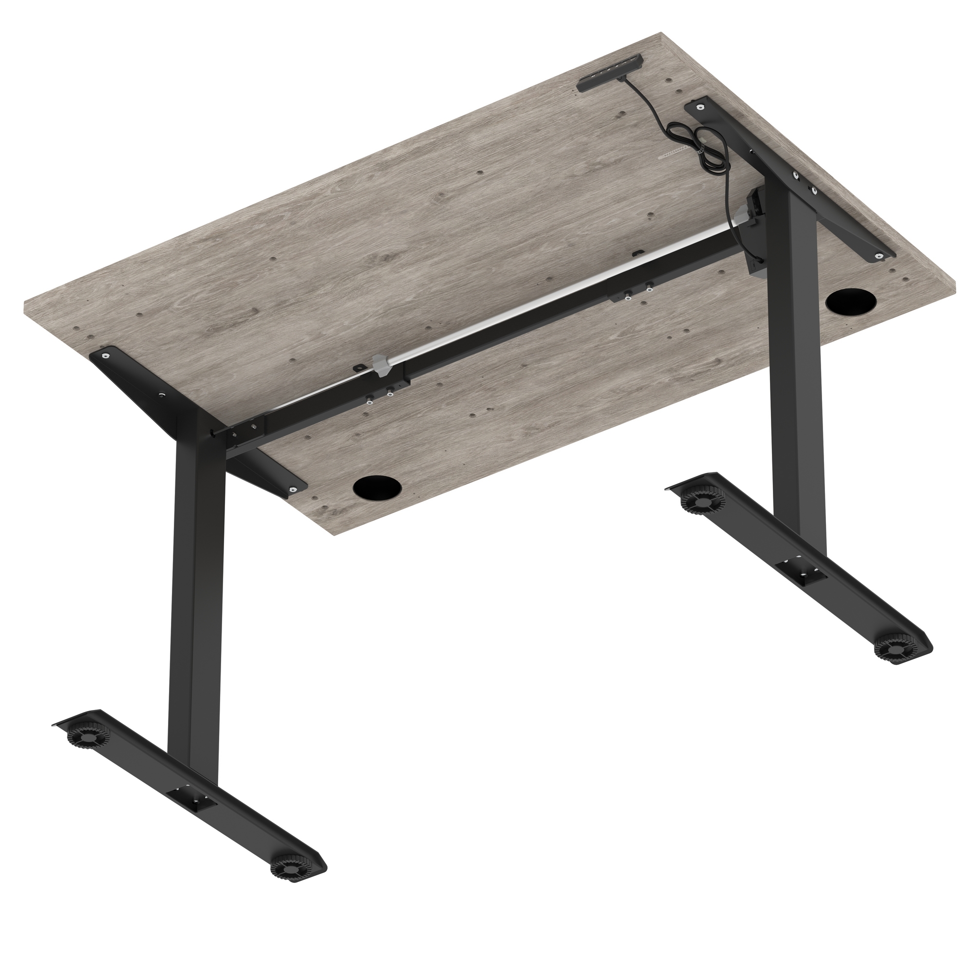 Grey Oak / Black Frame