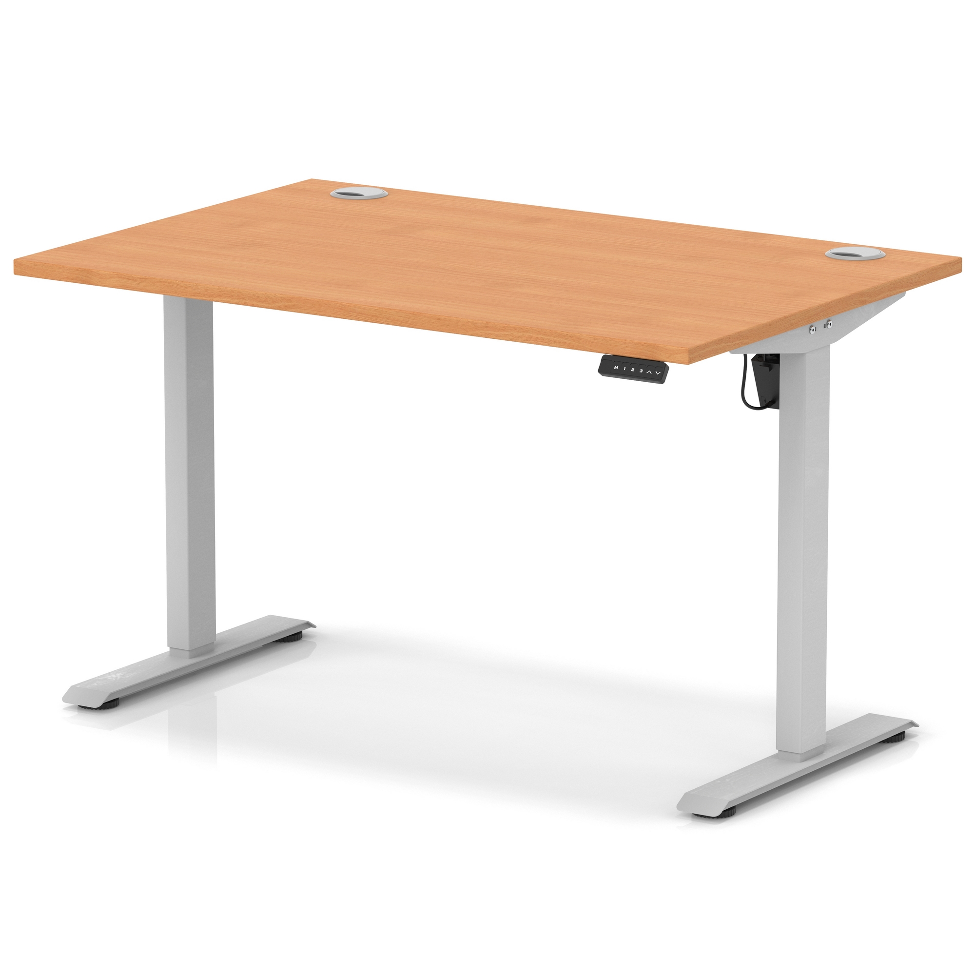 Beech / Silver Frame