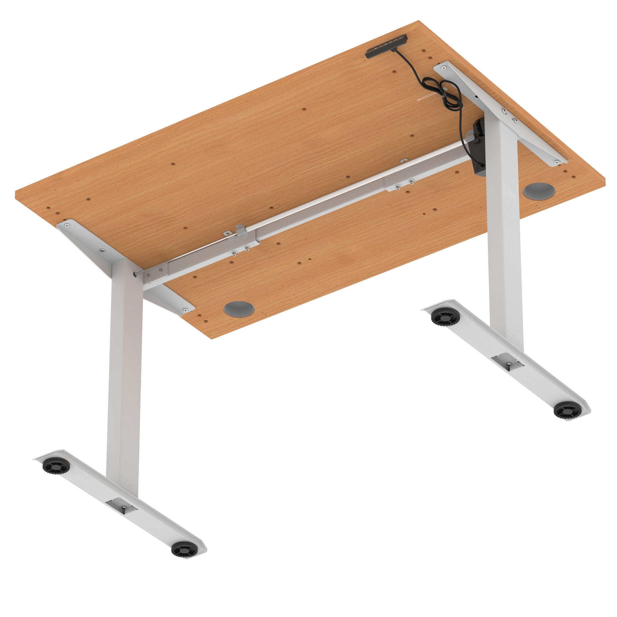 Beech / Silver Frame
