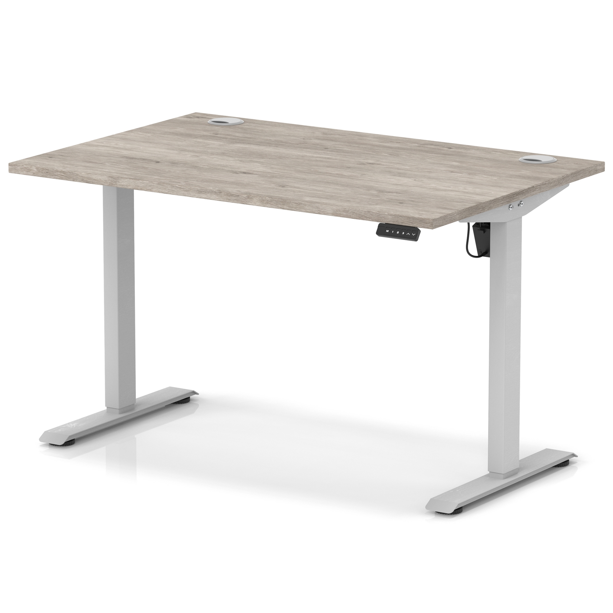 Grey Oak / Silver Frame