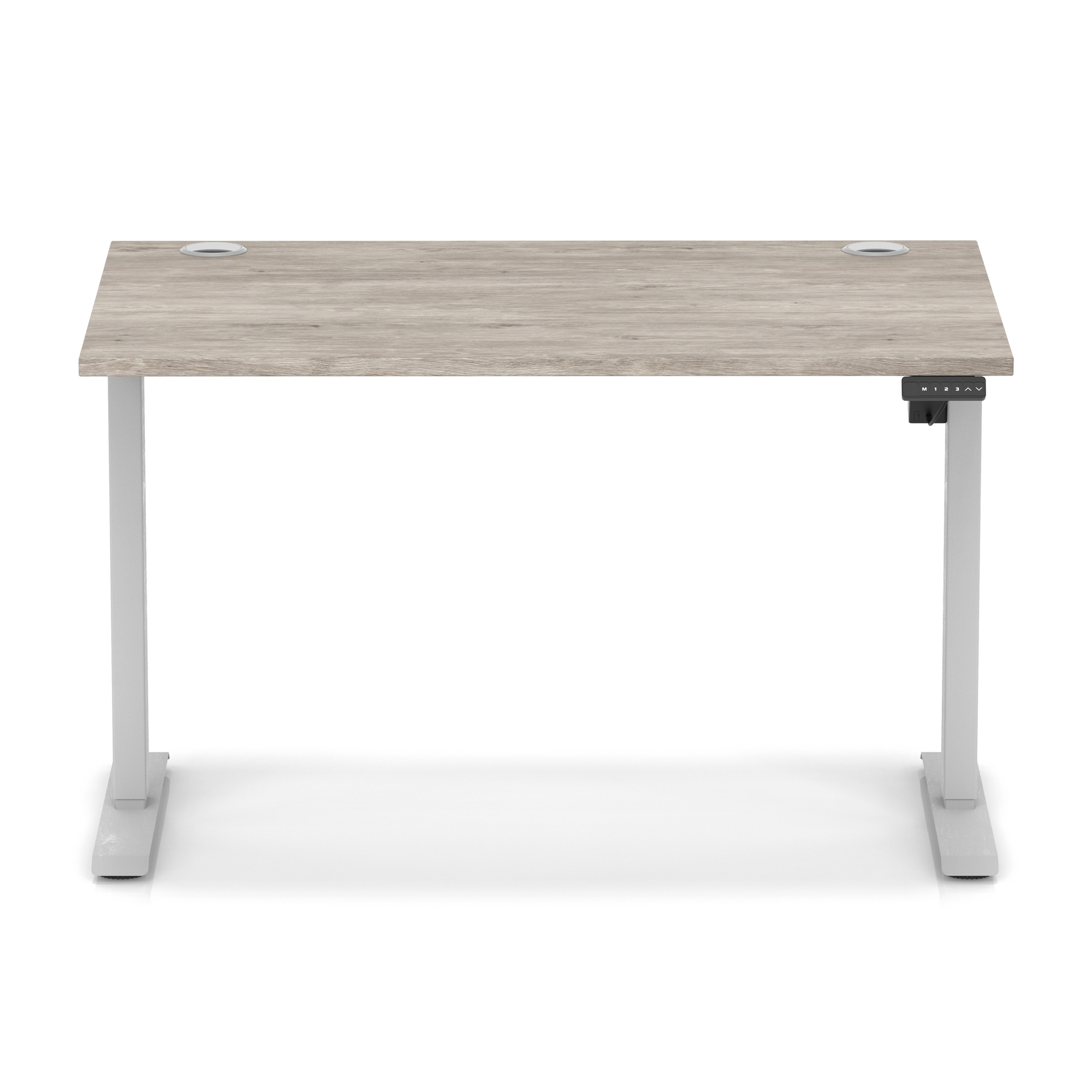 Grey Oak / Silver Frame