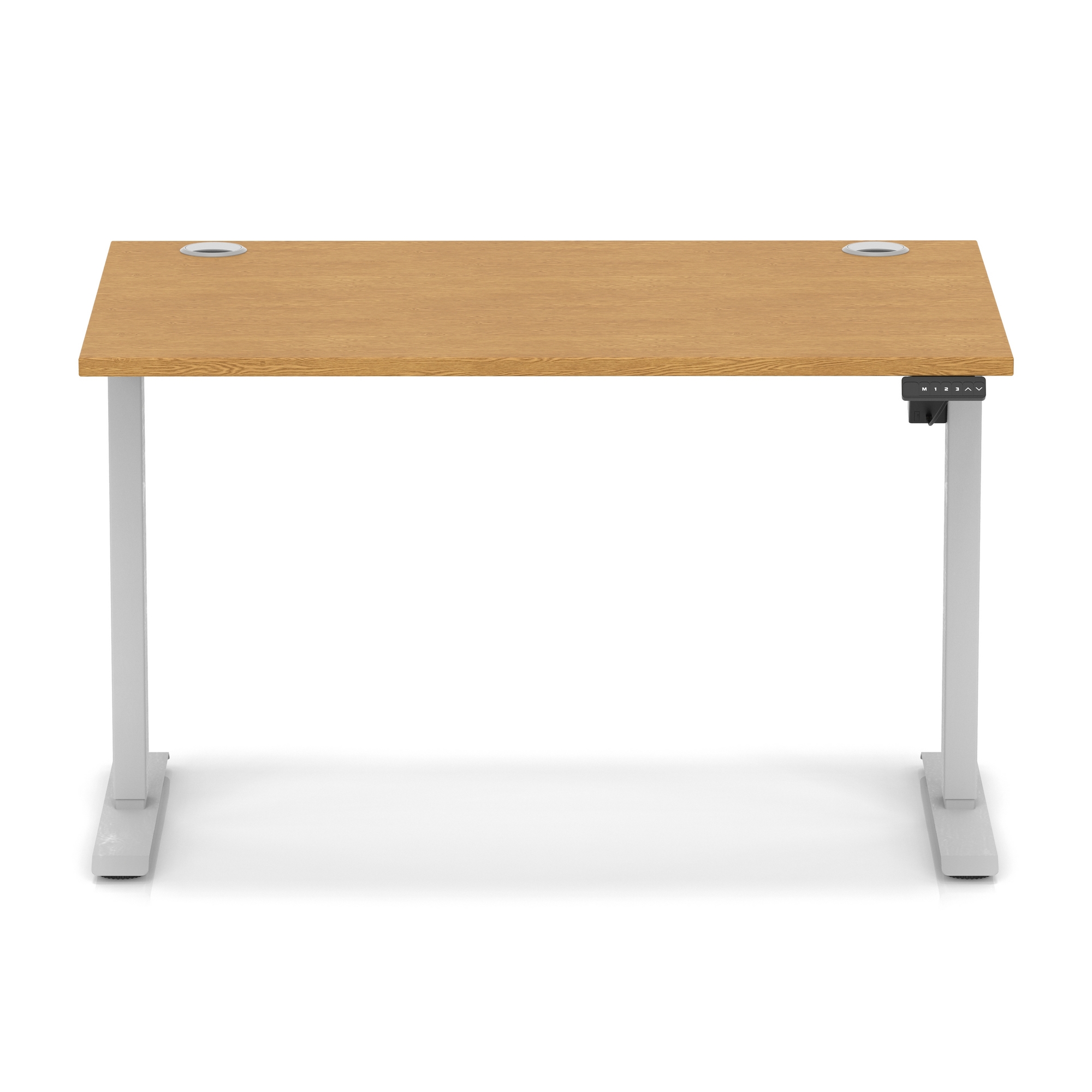 Oak / Silver Frame