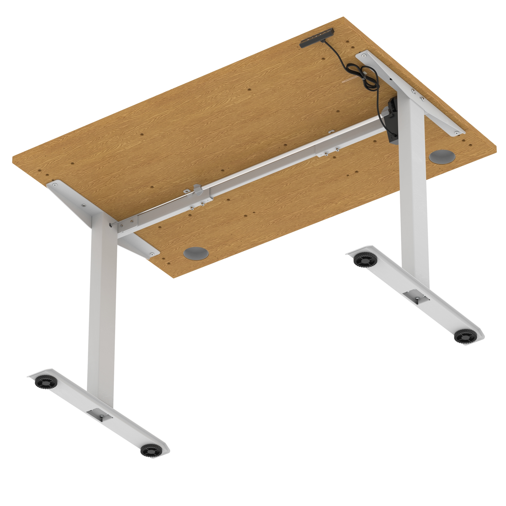 Oak / Silver Frame