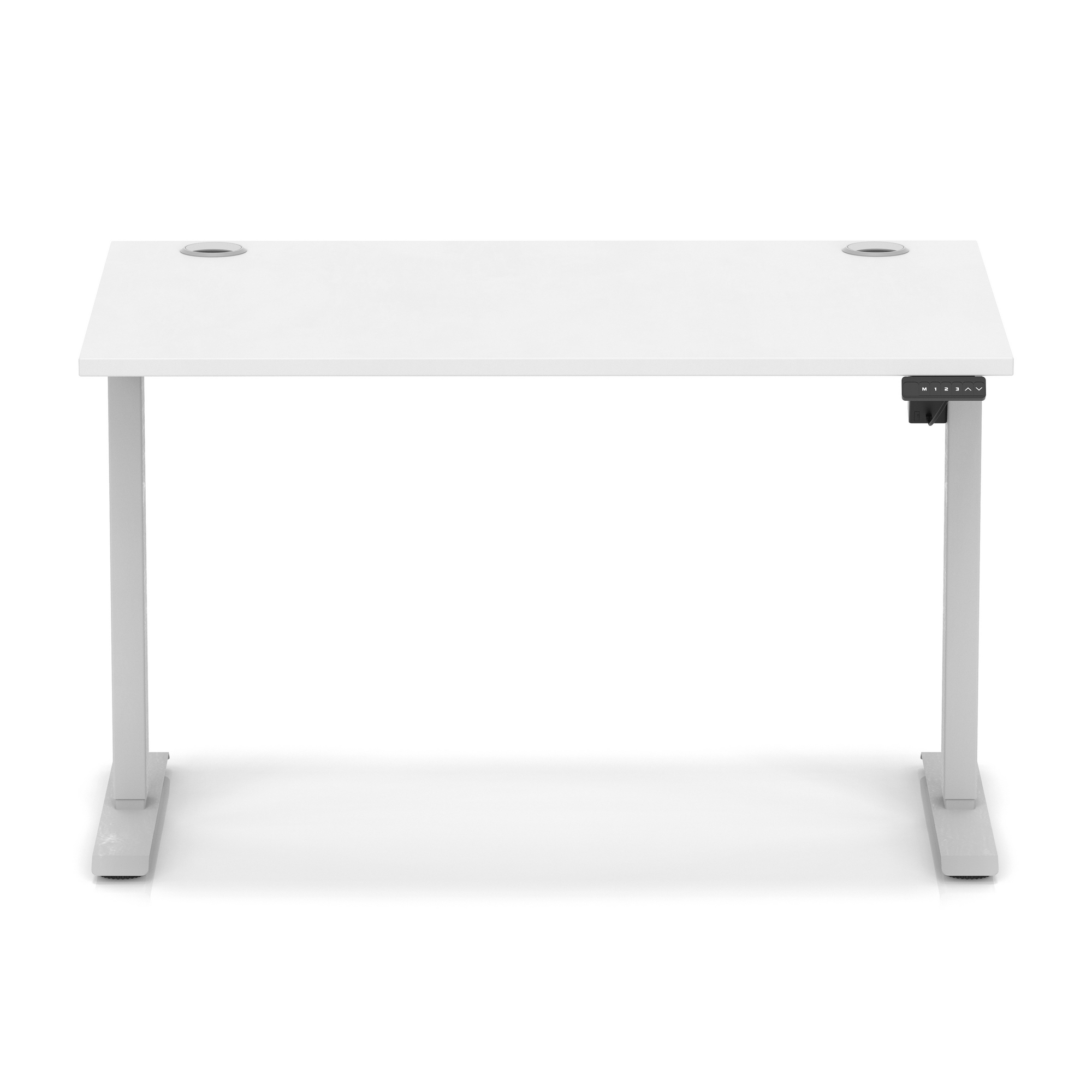 White / Silver Frame