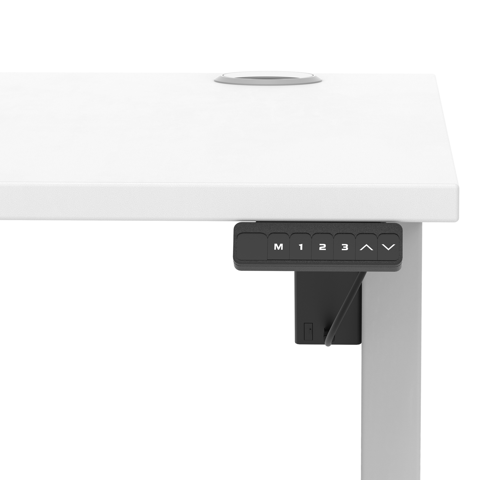 White / Silver Frame