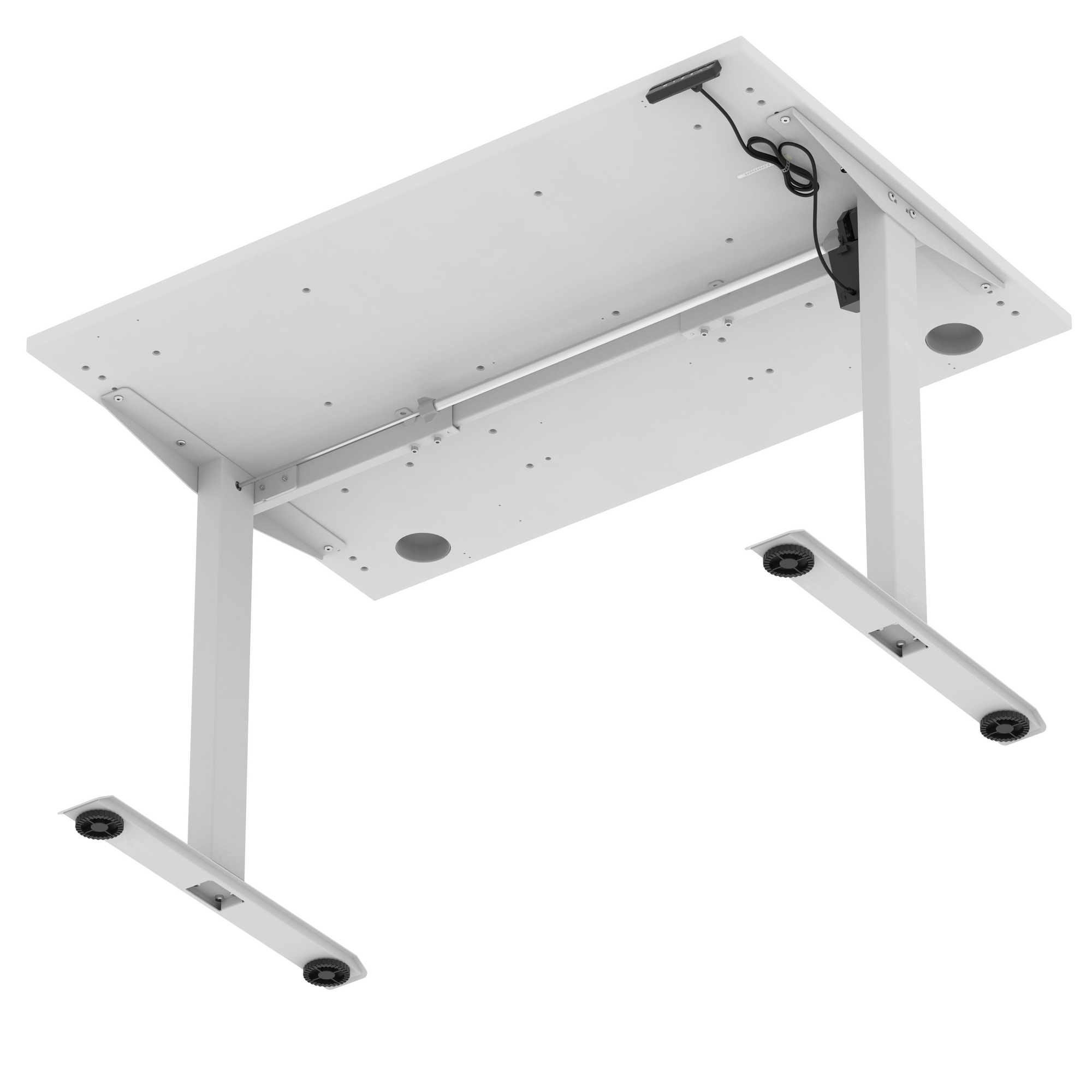 White / Silver Frame