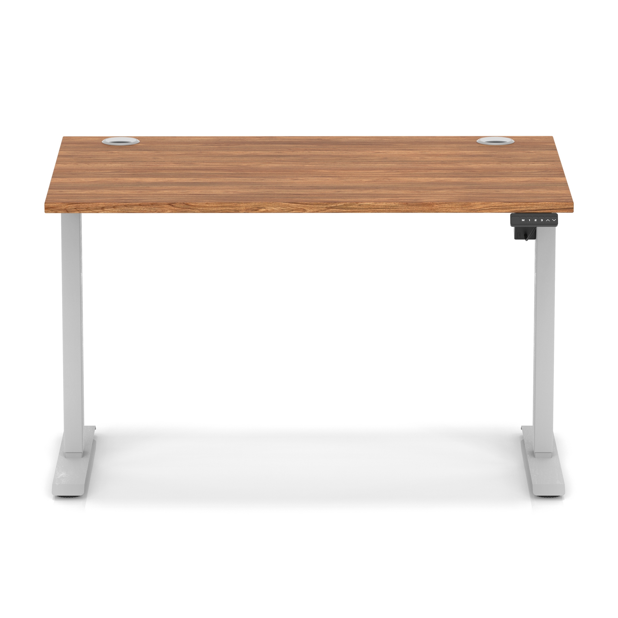 Walnut / Silver Frame