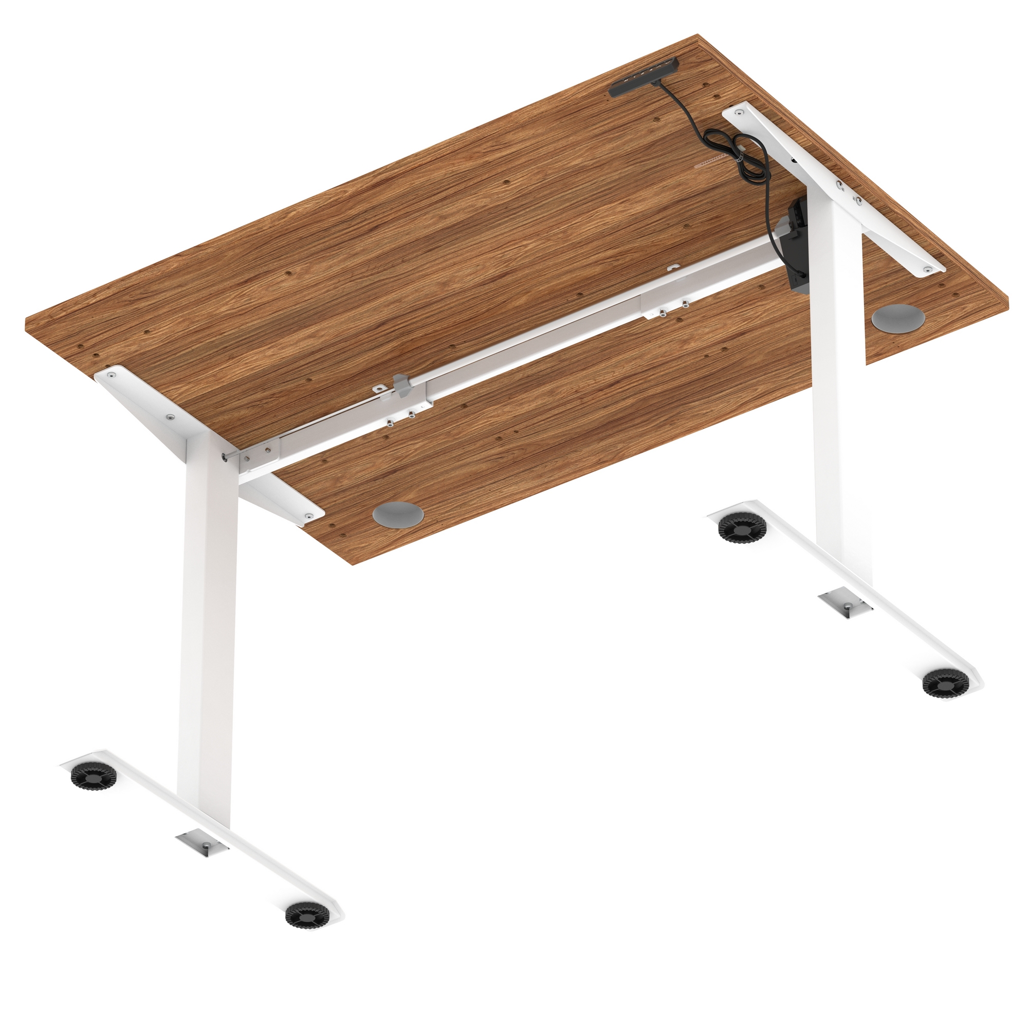 Walnut / White Frame