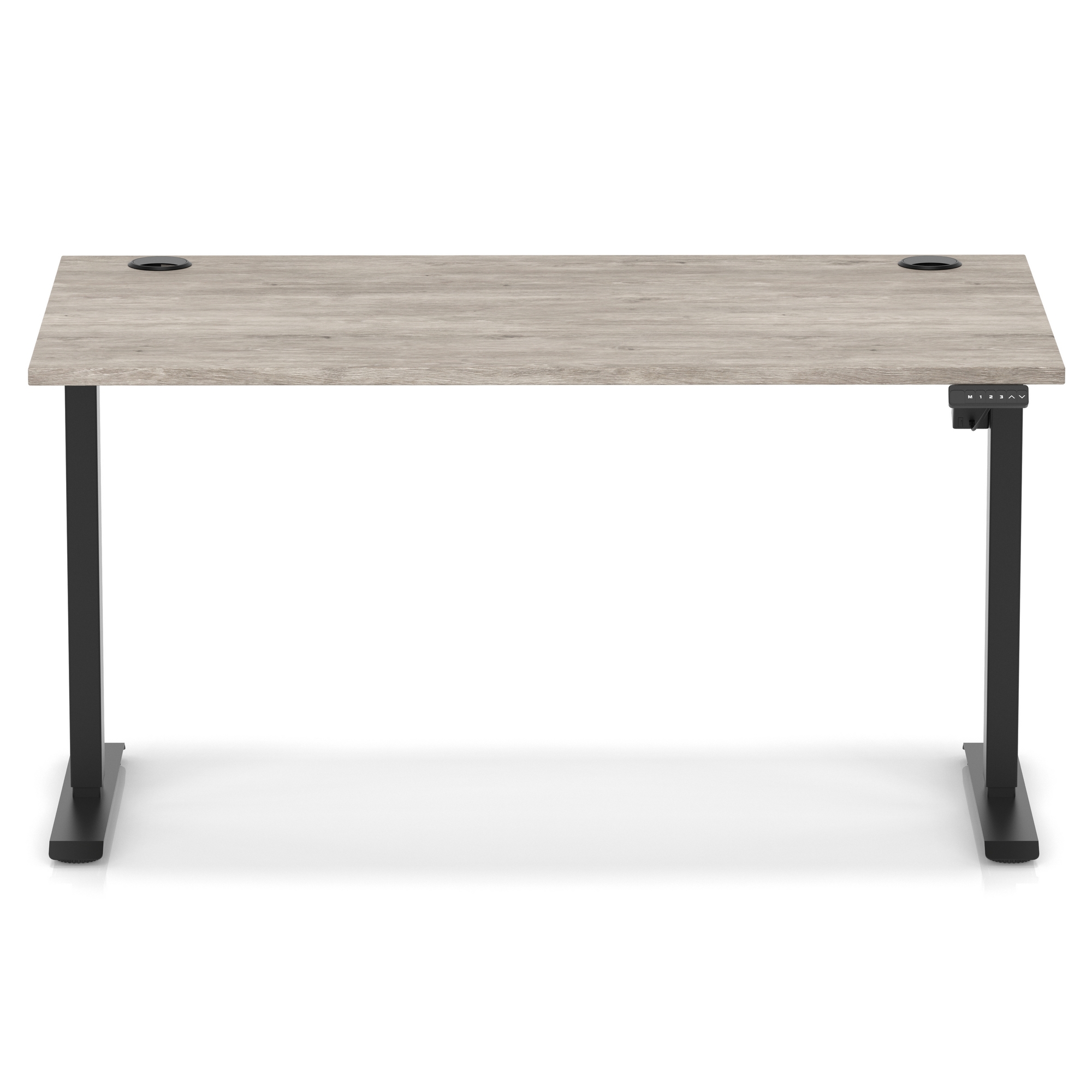Grey Oak / Black Frame