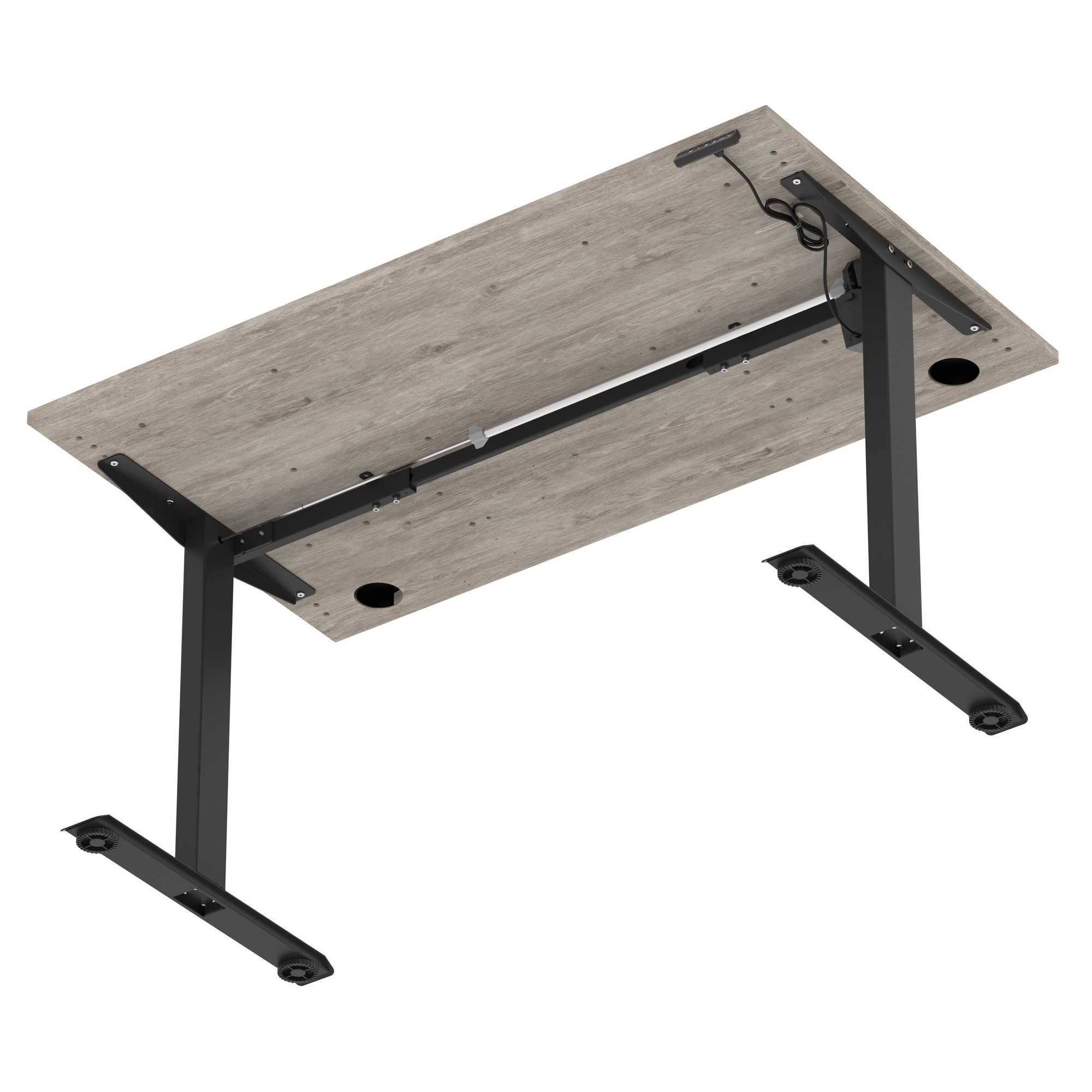 Grey Oak / Black Frame