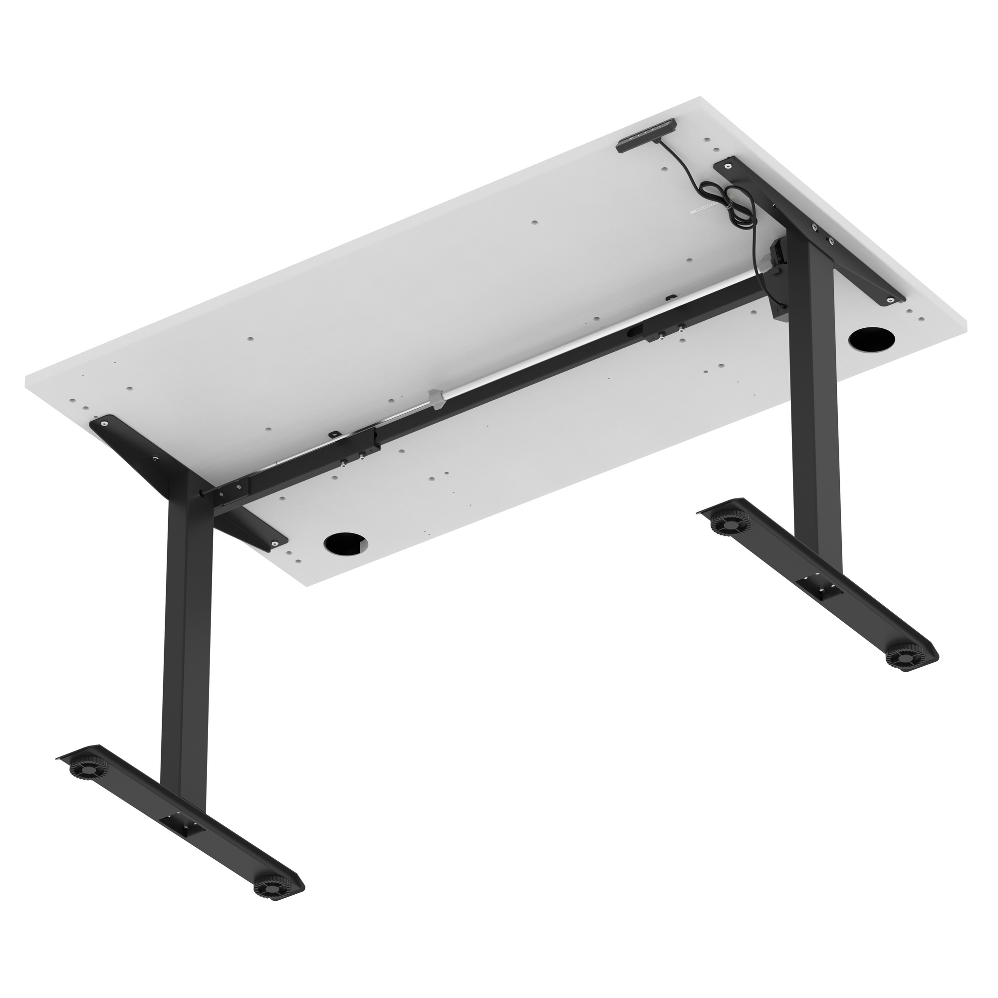 White / Black Frame