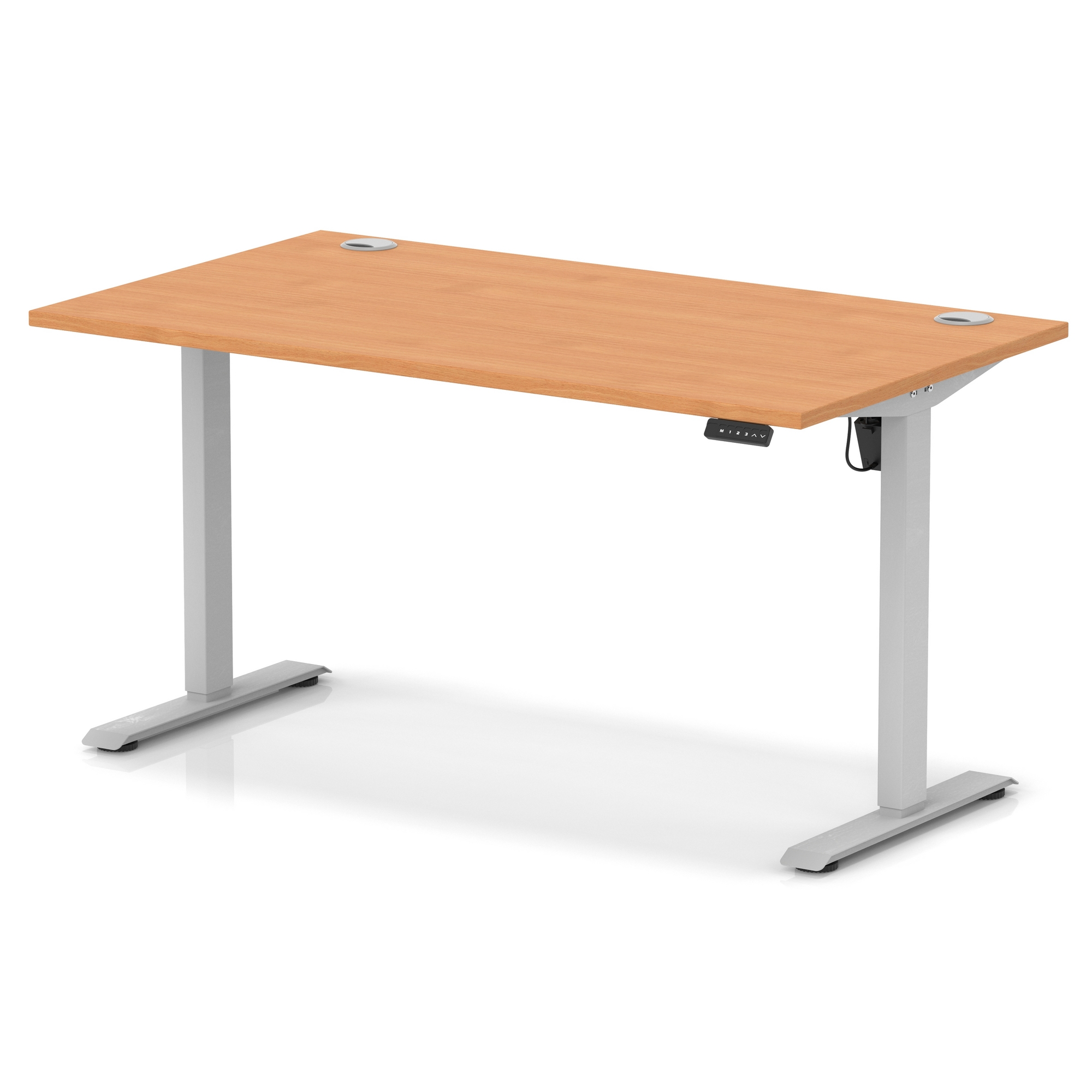 Beech / Silver Frame