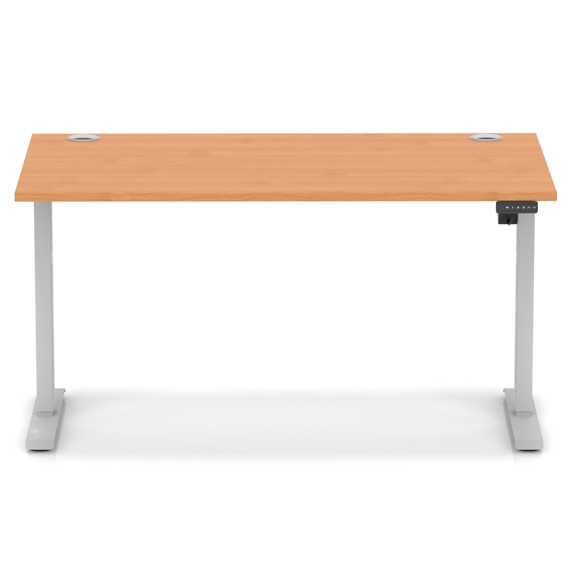 Beech / Silver Frame