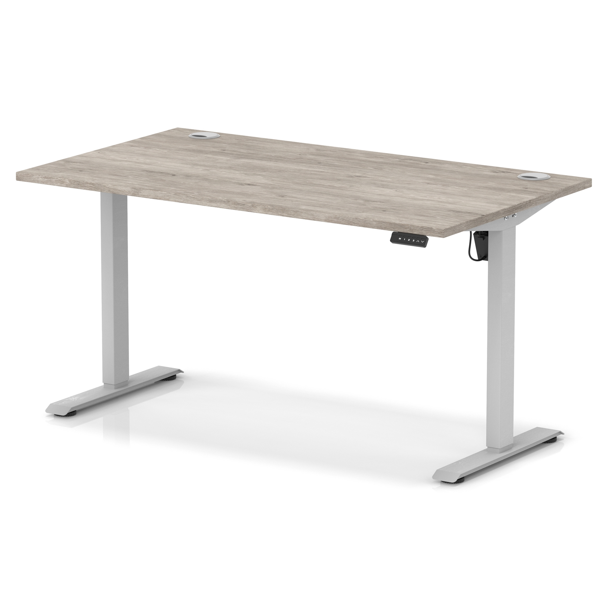 Grey Oak / Silver Frame