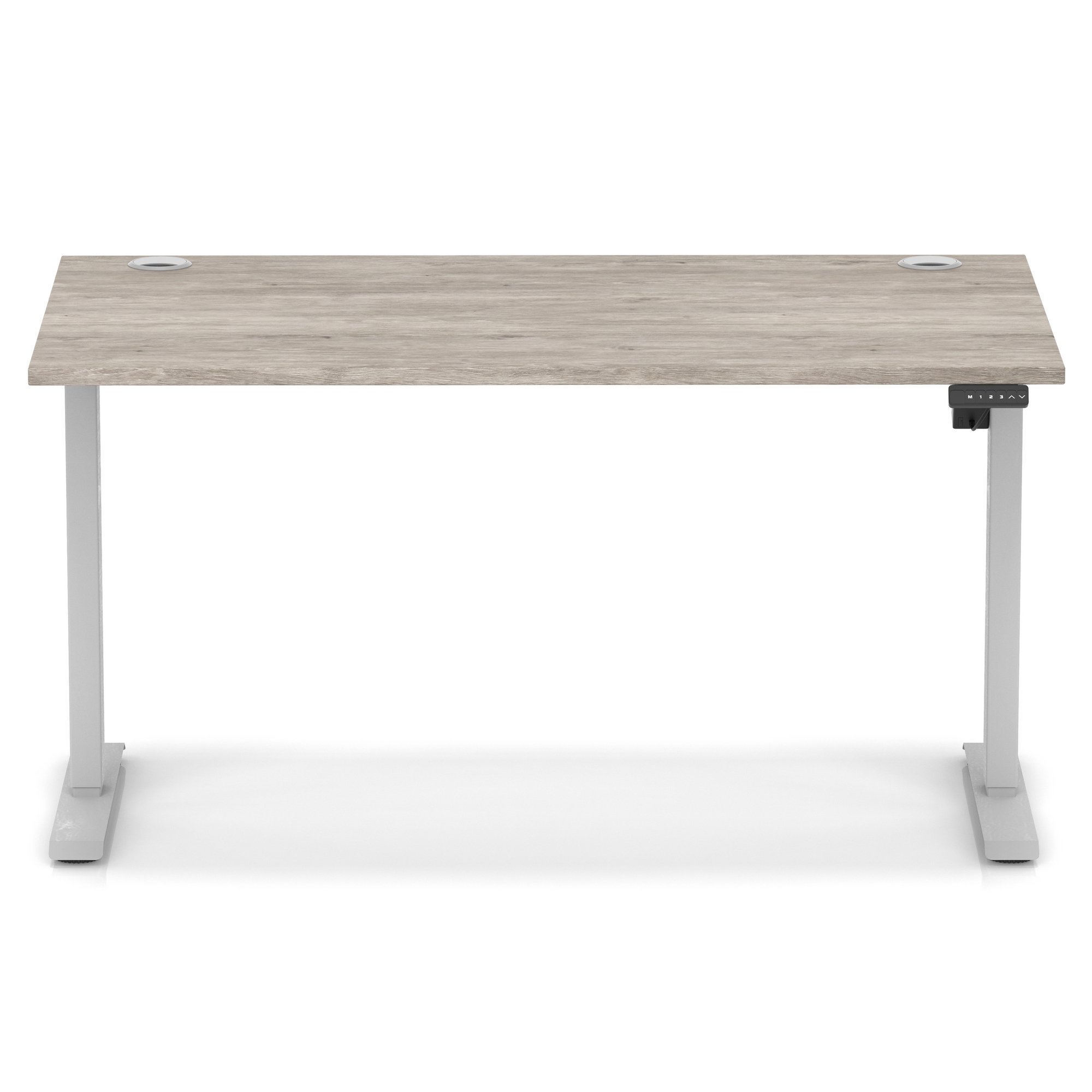 Grey Oak / Silver Frame