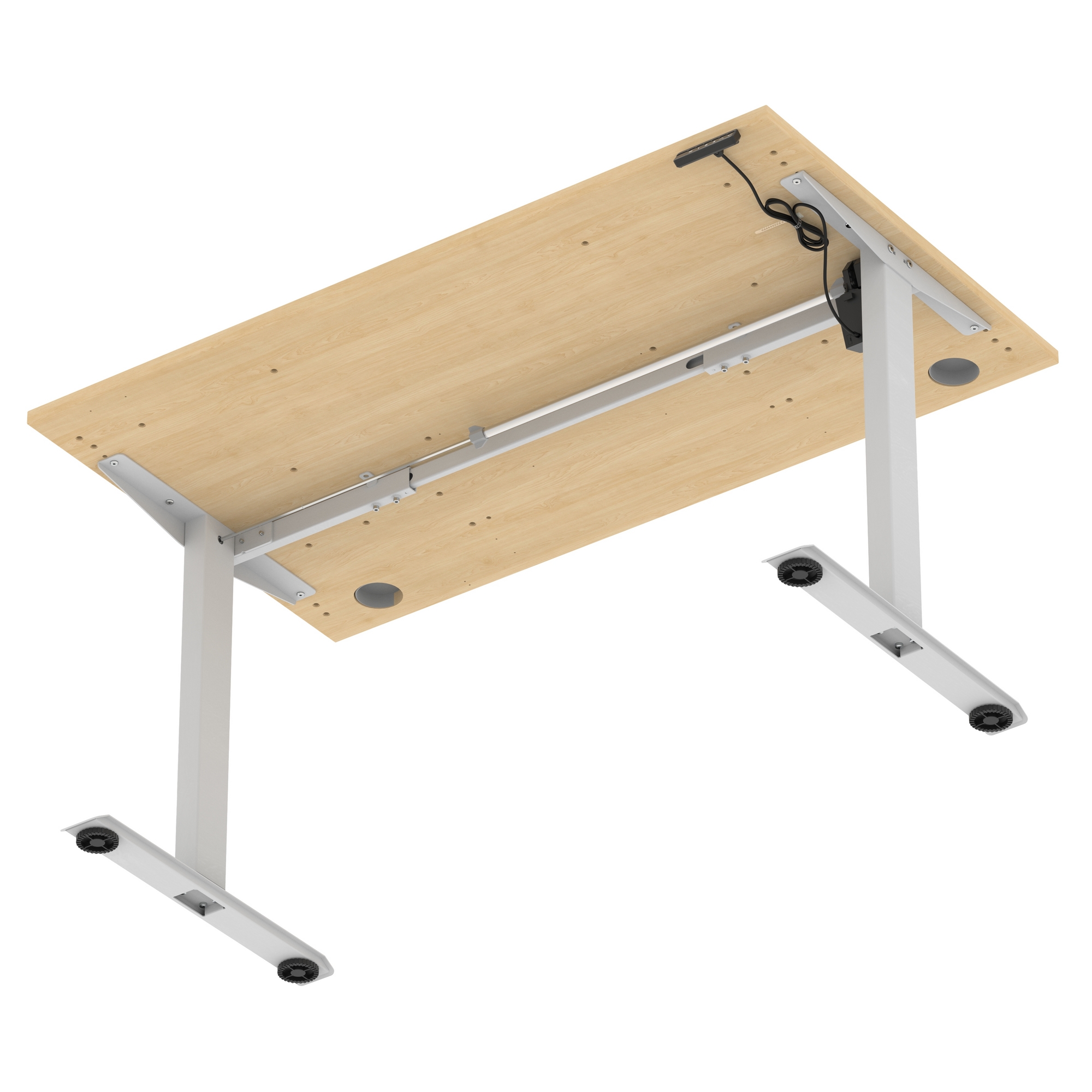 Maple / Silver Frame