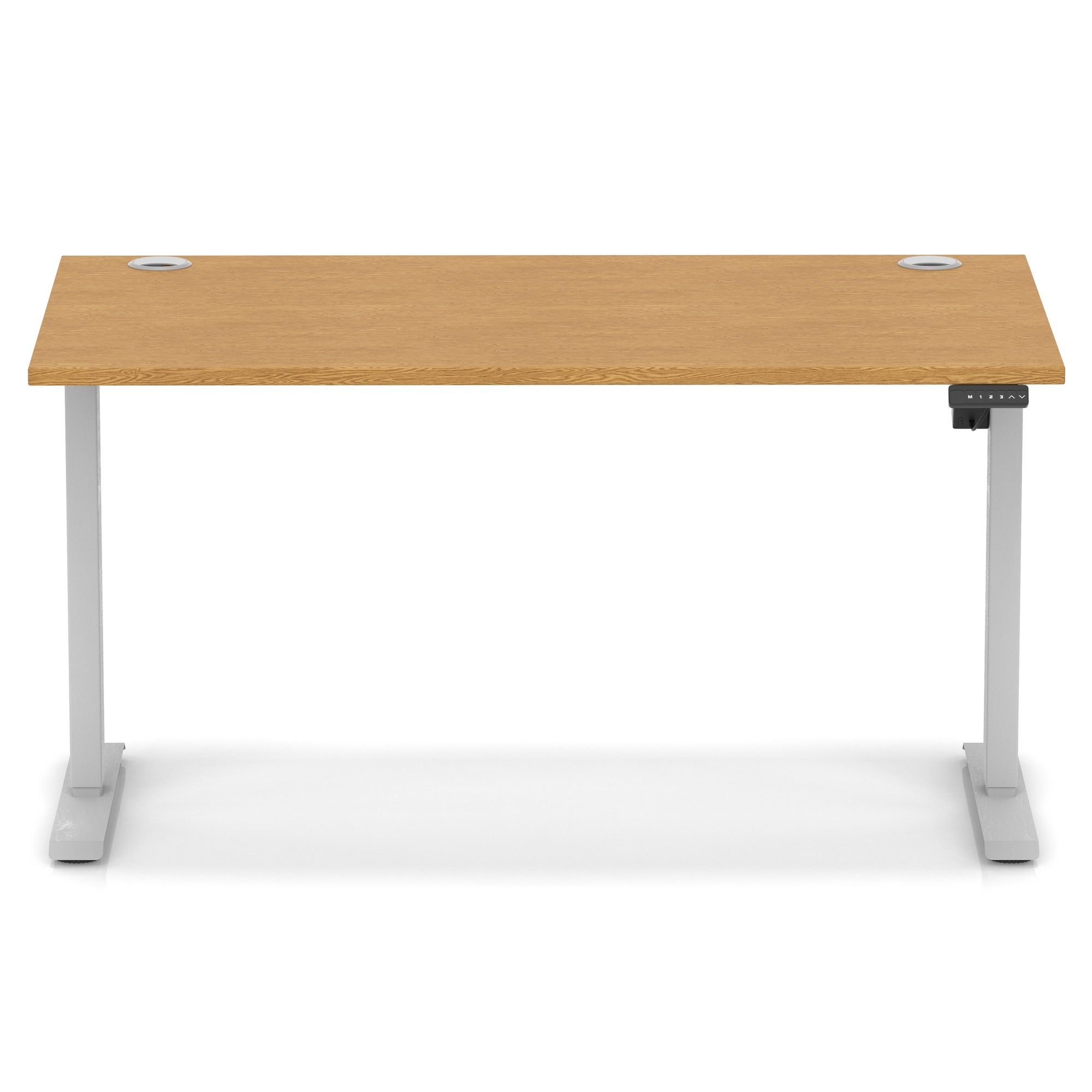Oak / Silver Frame