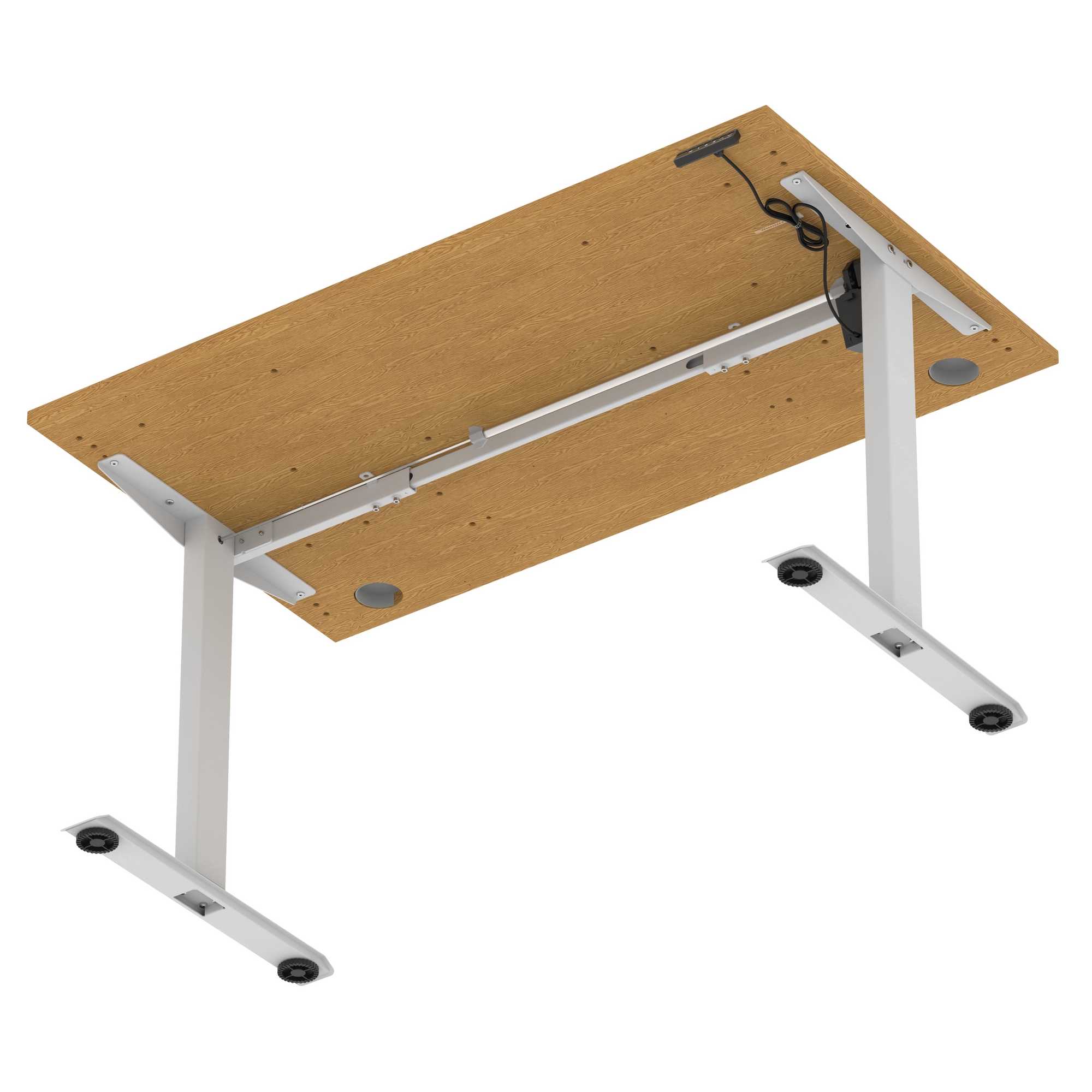 Oak / Silver Frame