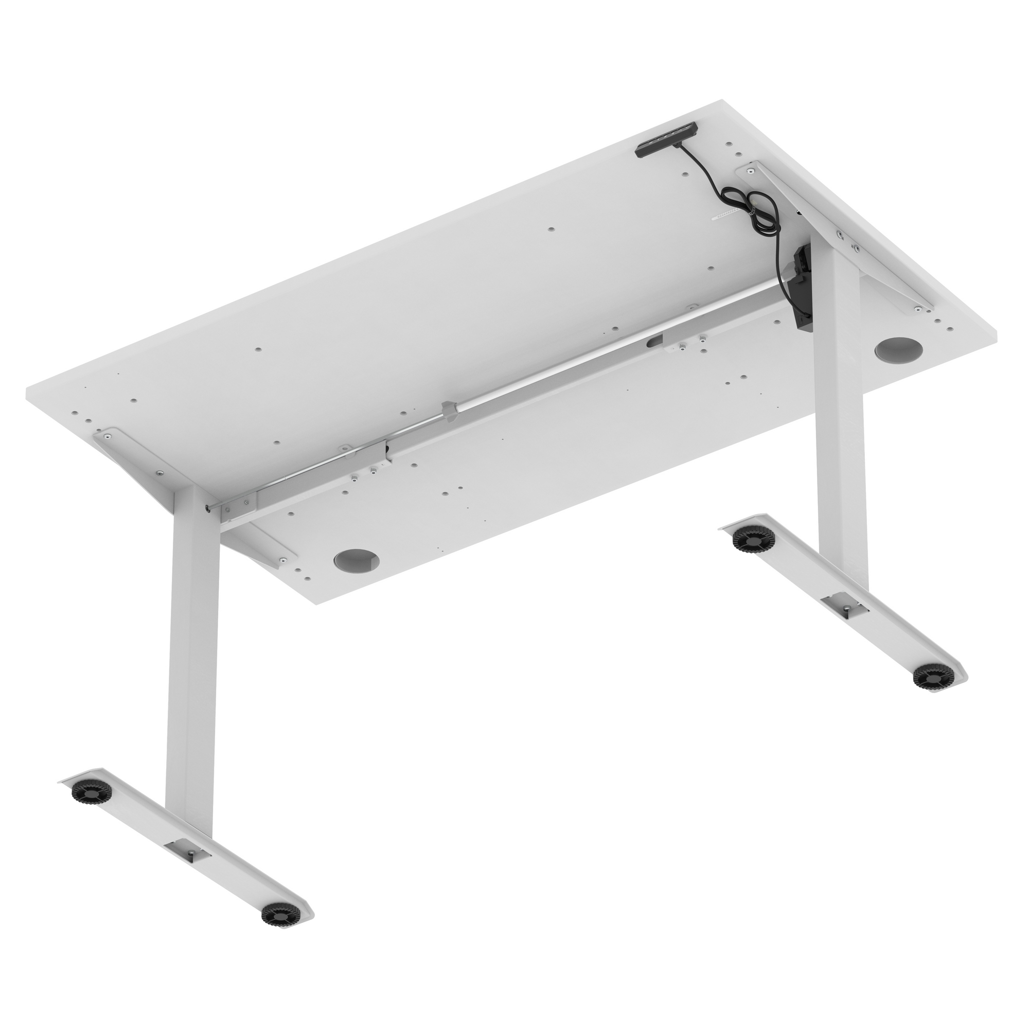 White / Silver Frame
