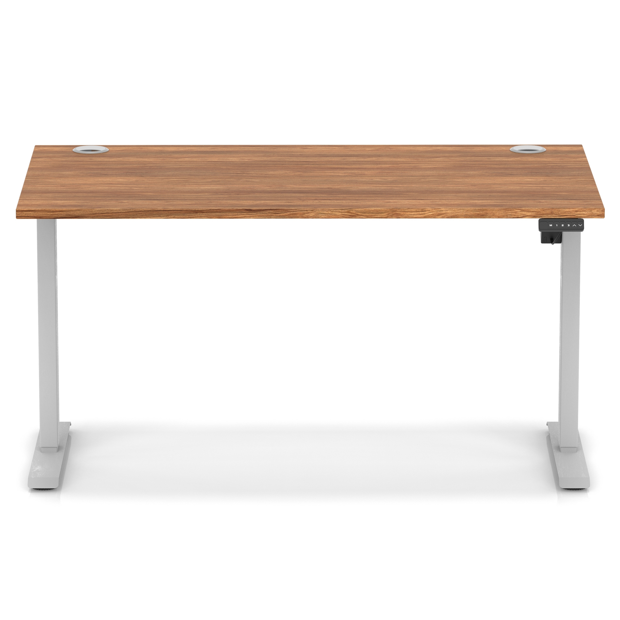 Walnut / Silver Frame