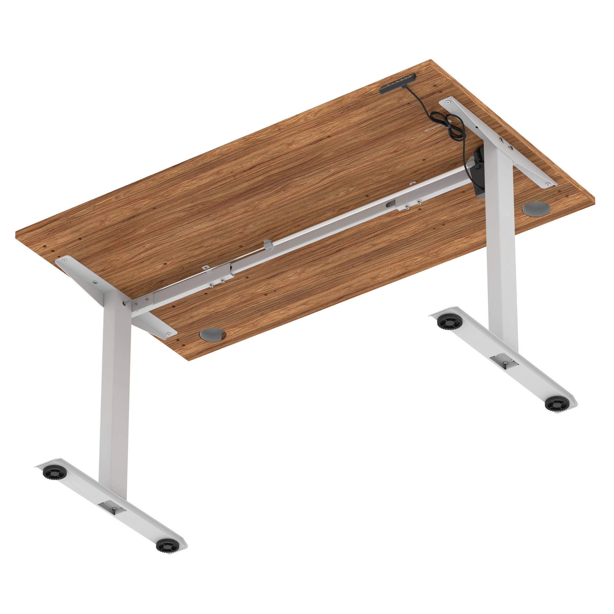 Walnut / Silver Frame